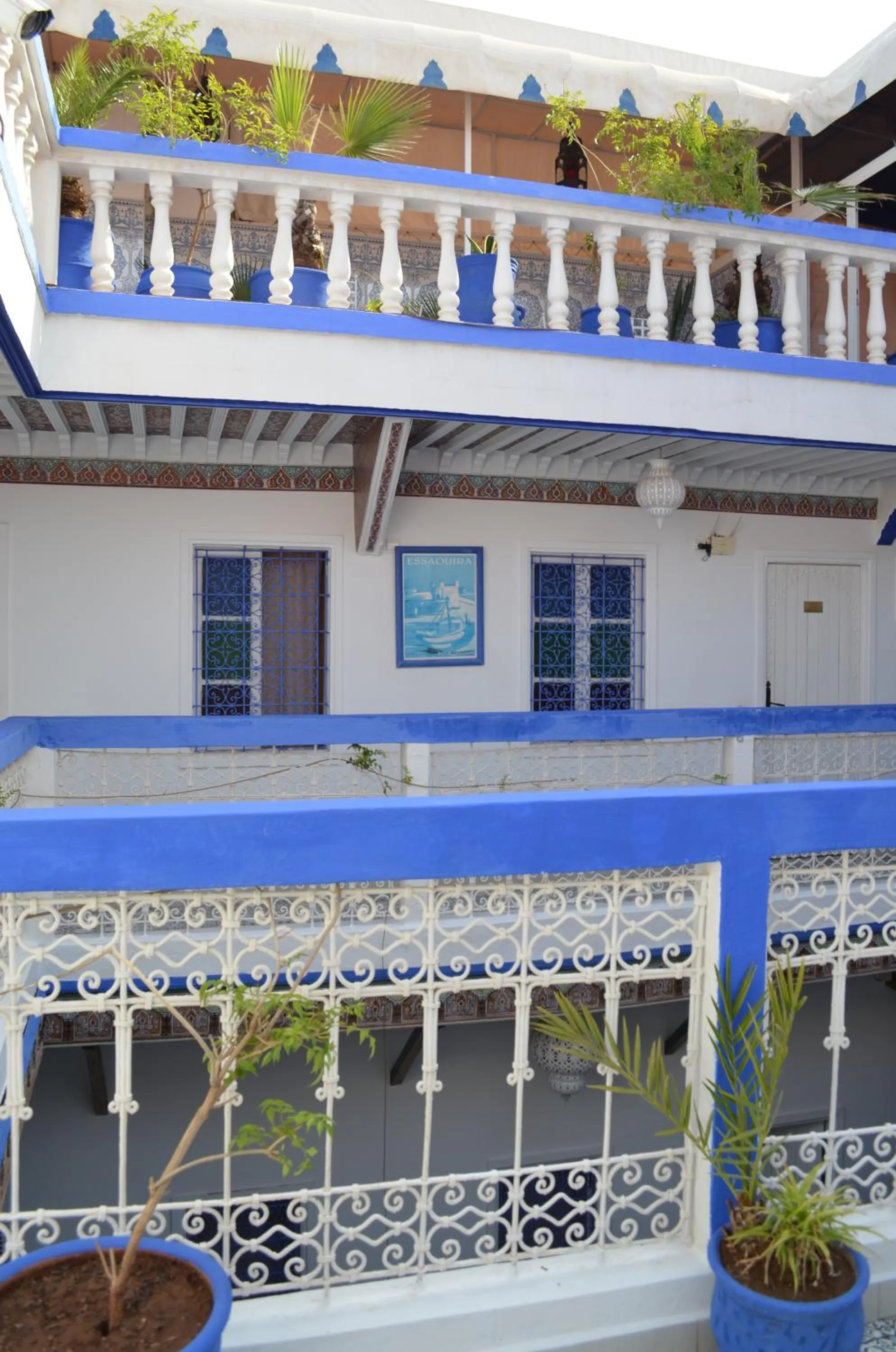 Decorative detail in Riad Hôtel Essaouira