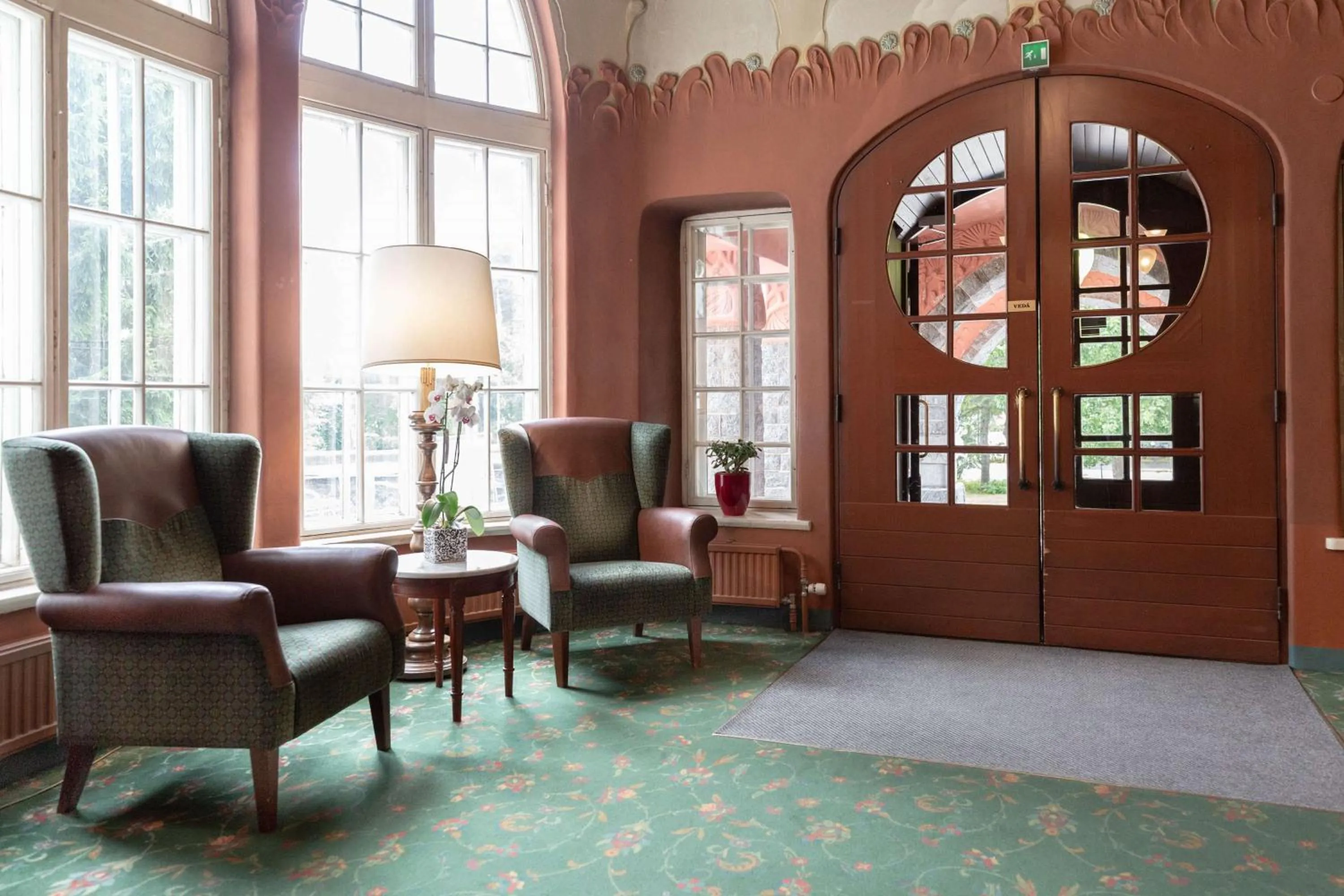 Lobby or reception in Imatran Valtionhotelli