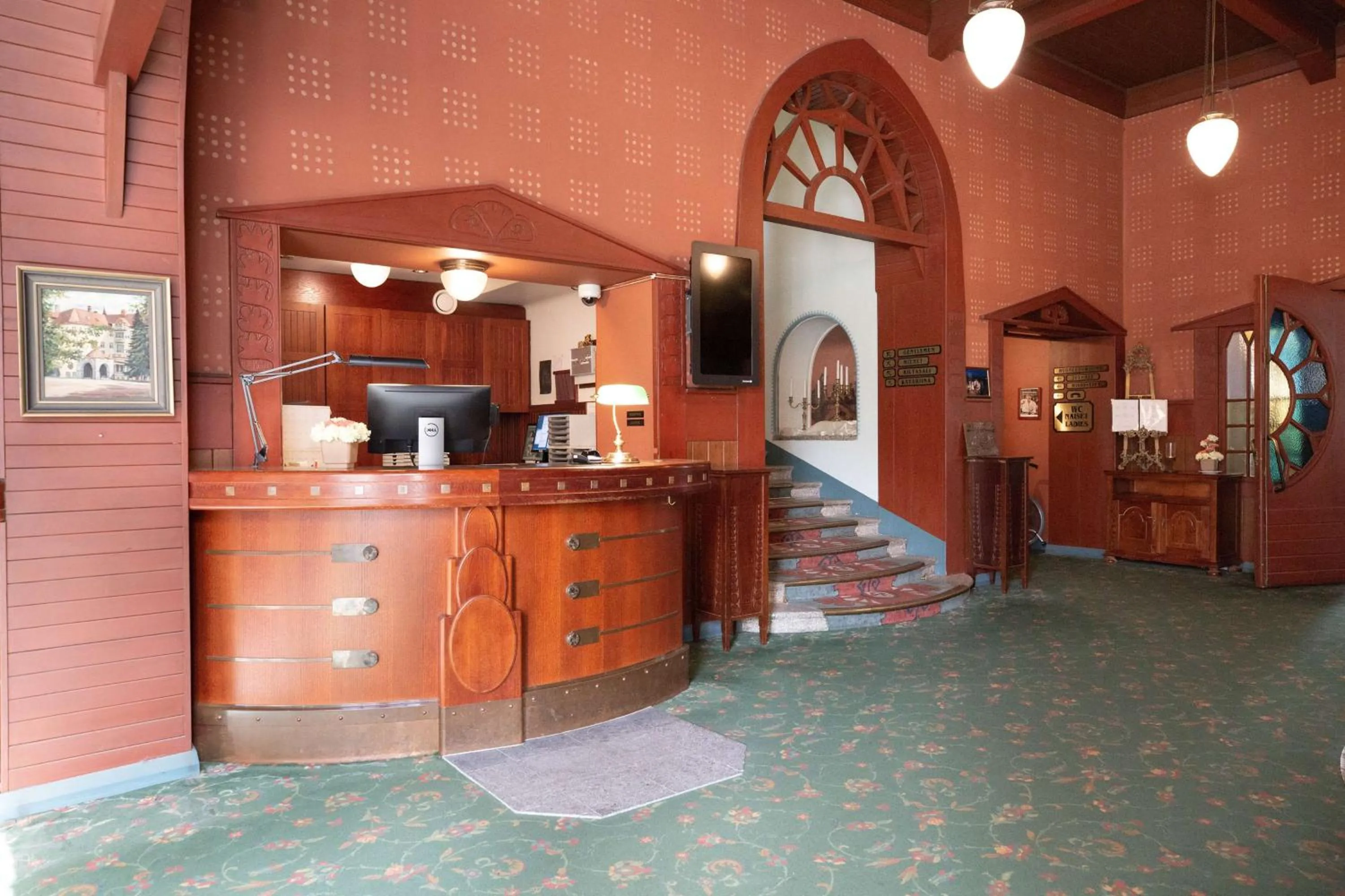 Lobby or reception in Imatran Valtionhotelli