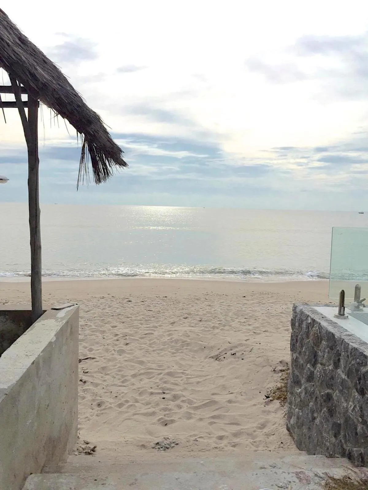 Beach in fio's house by the sea