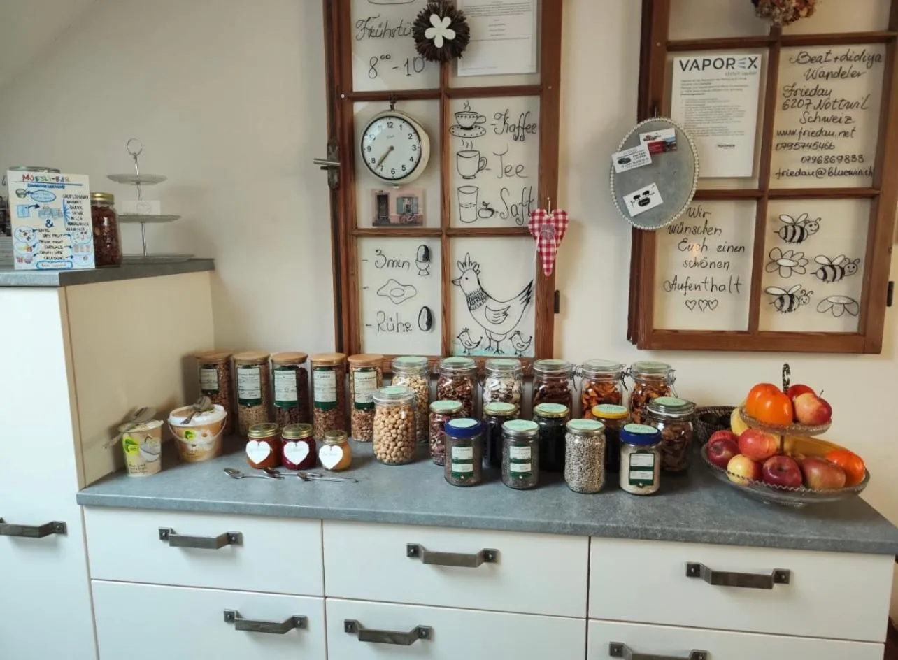 Food and drinks in B&B Friedau