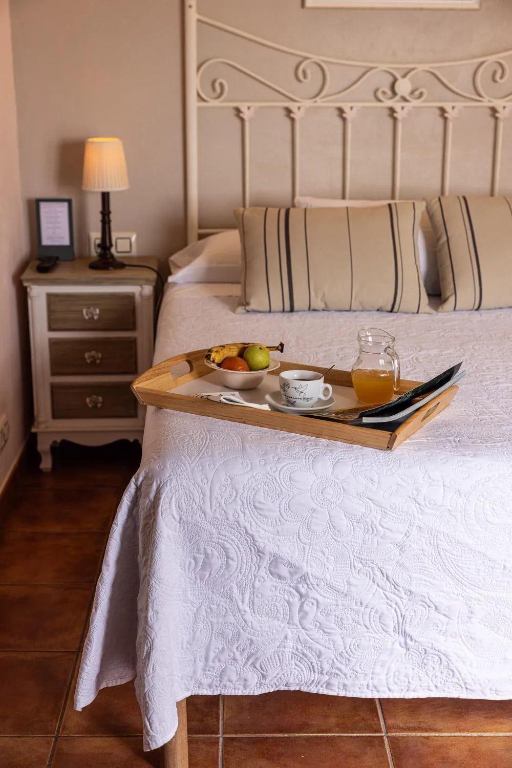 Bed in Hotel Puerto Arnela