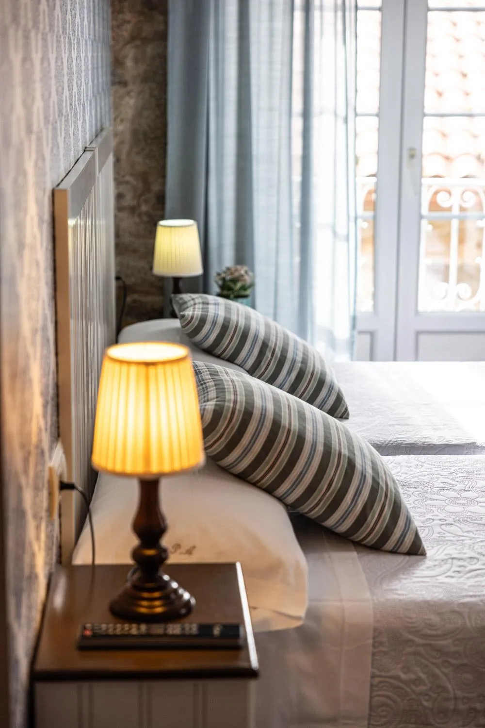 Bed in Hotel Puerto Arnela