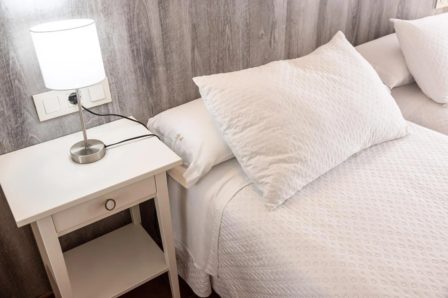 Bed in Hotel Puerto Arnela