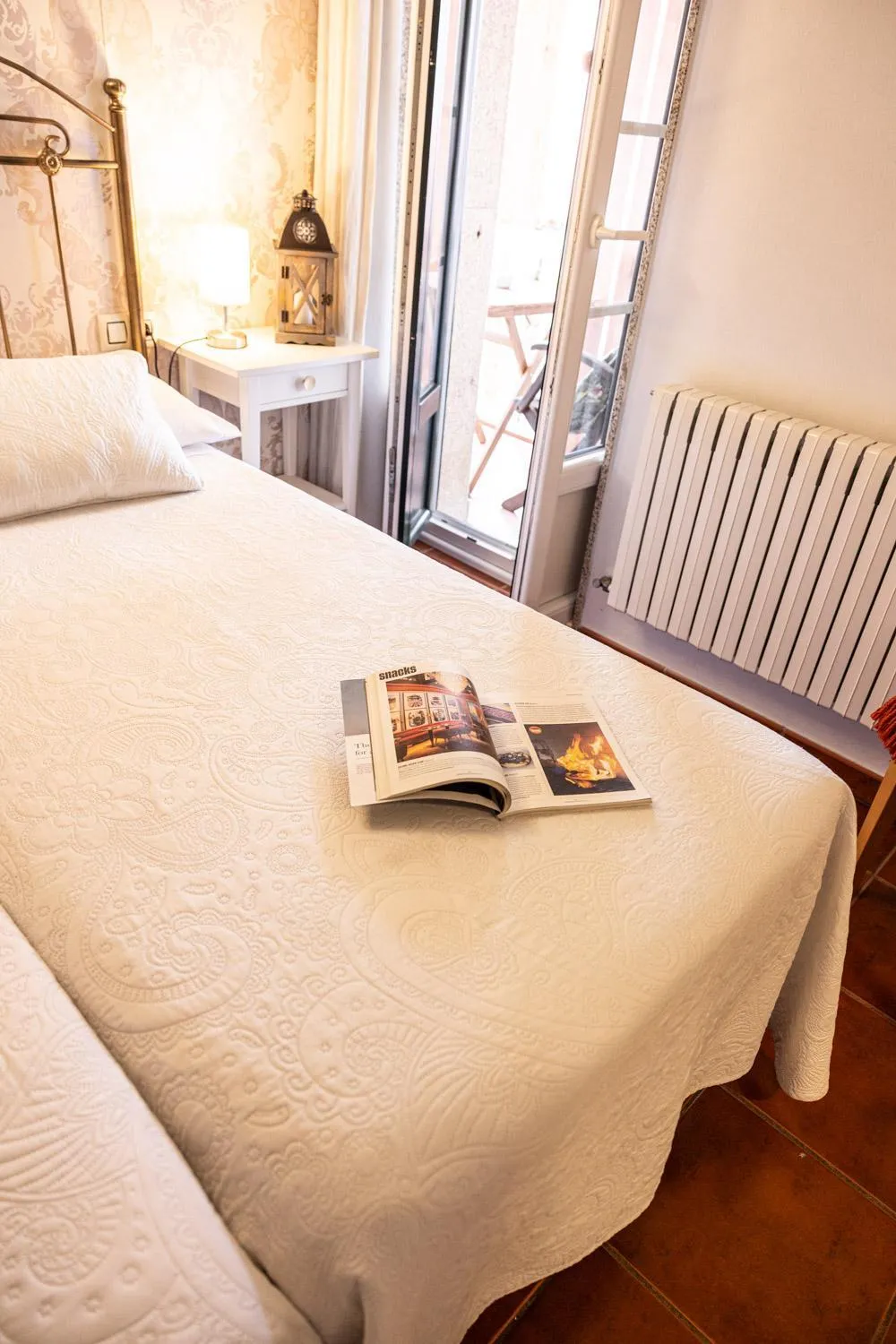 Bed in Hotel Puerto Arnela