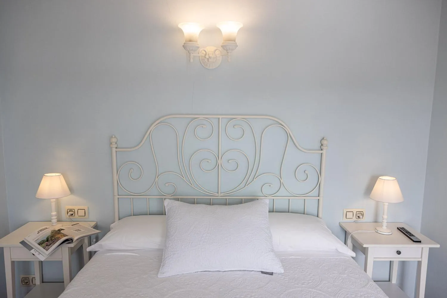 Bed in Hotel Puerto Arnela