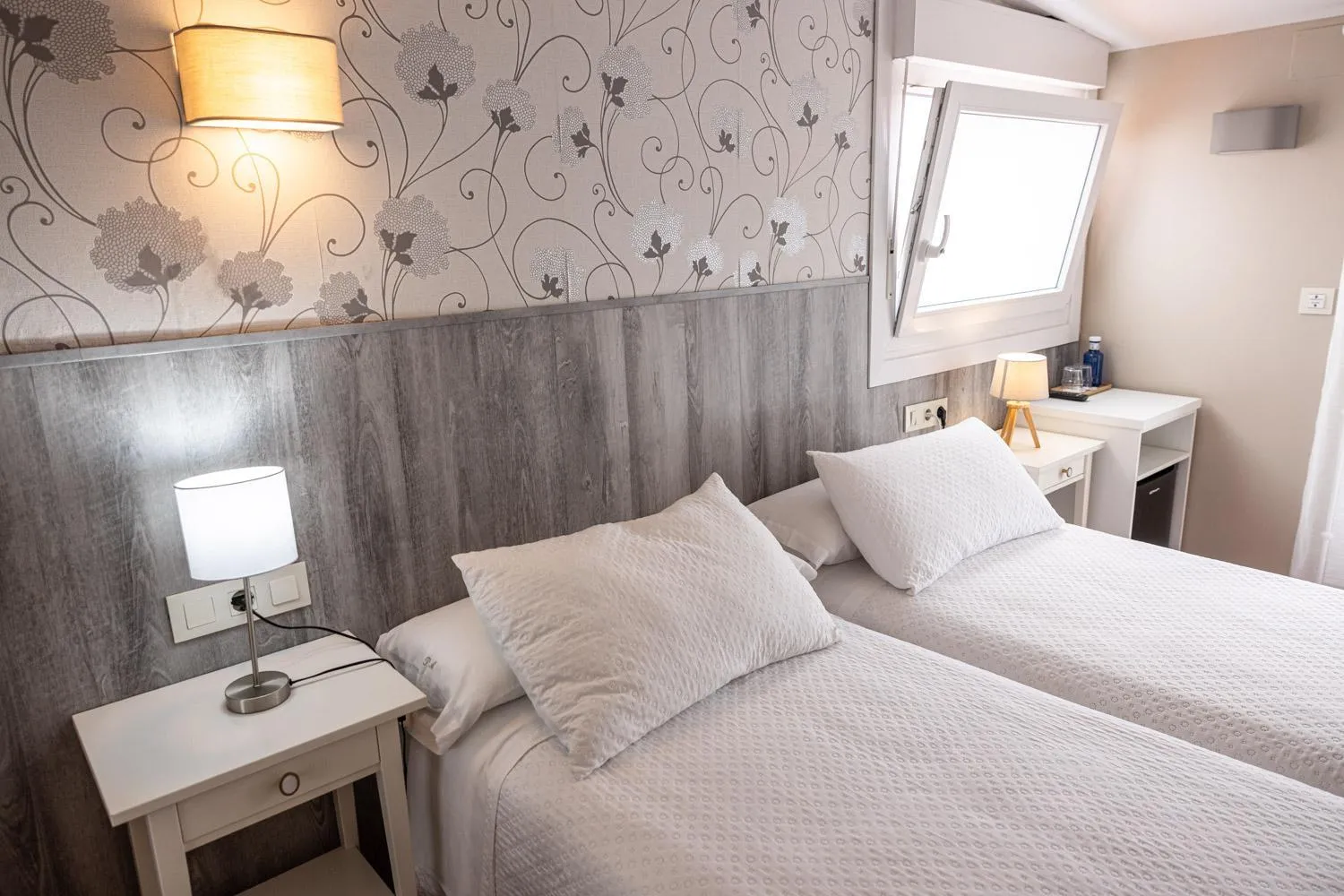 Bed in Hotel Puerto Arnela