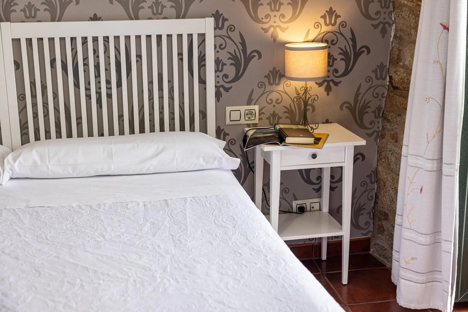 Bed in Hotel Puerto Arnela