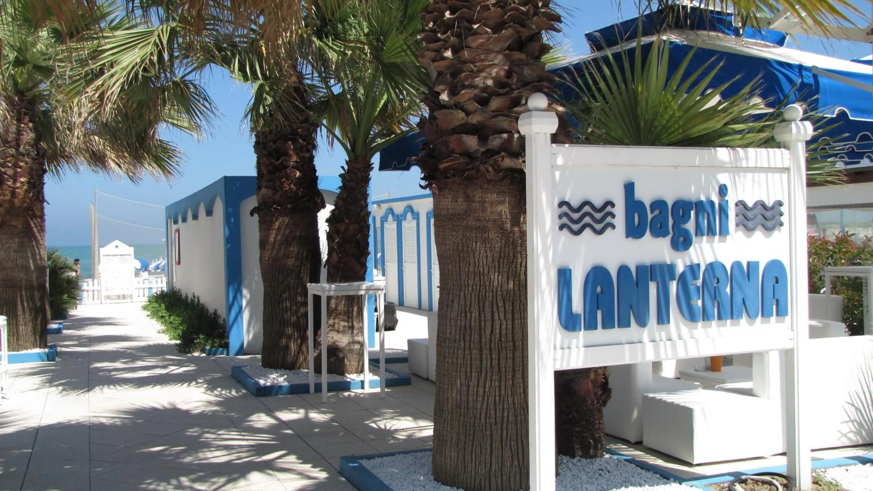 Beach in Hotel Lanterna