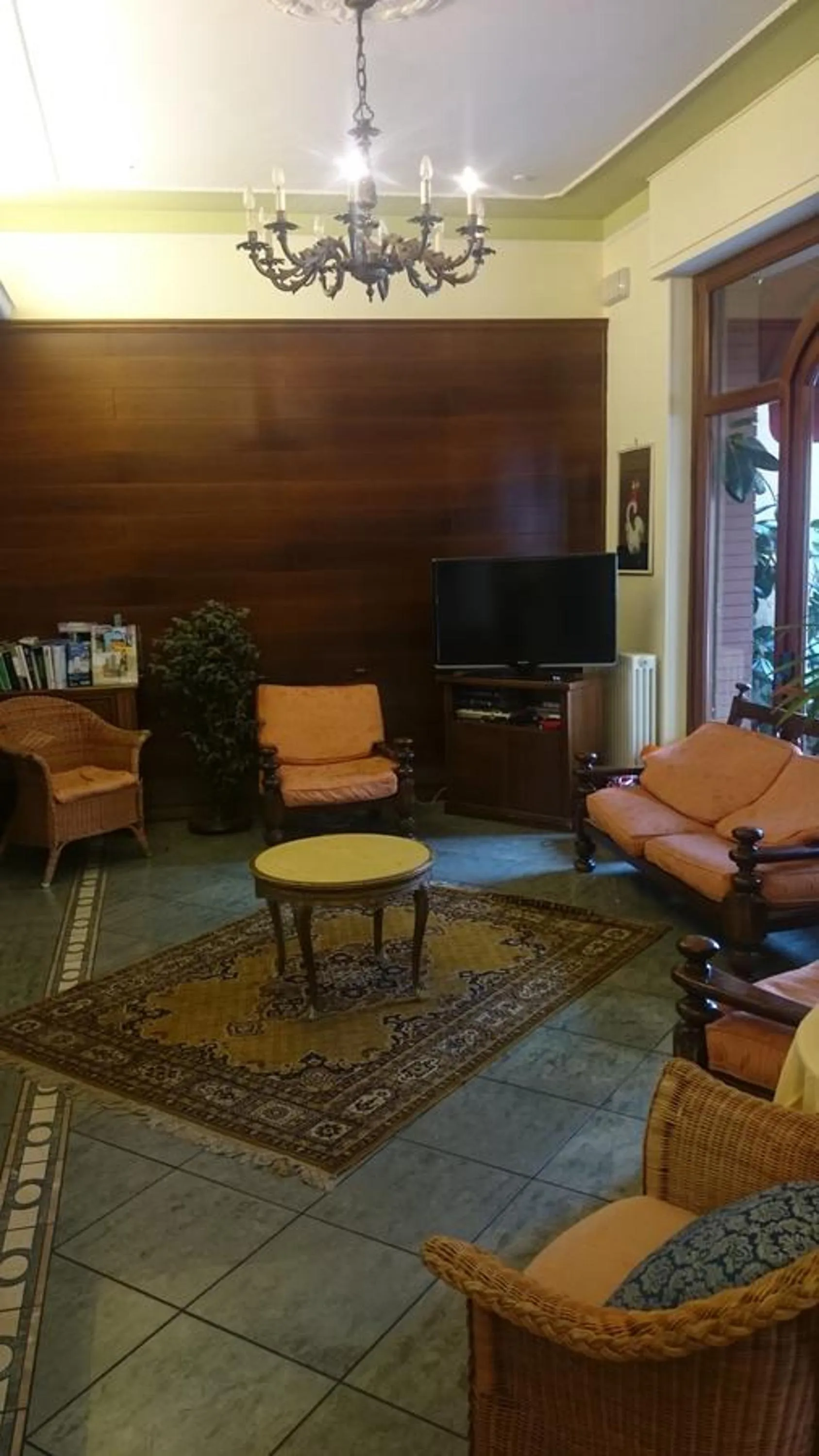 Communal lounge/ TV room in Hotel Pescetto