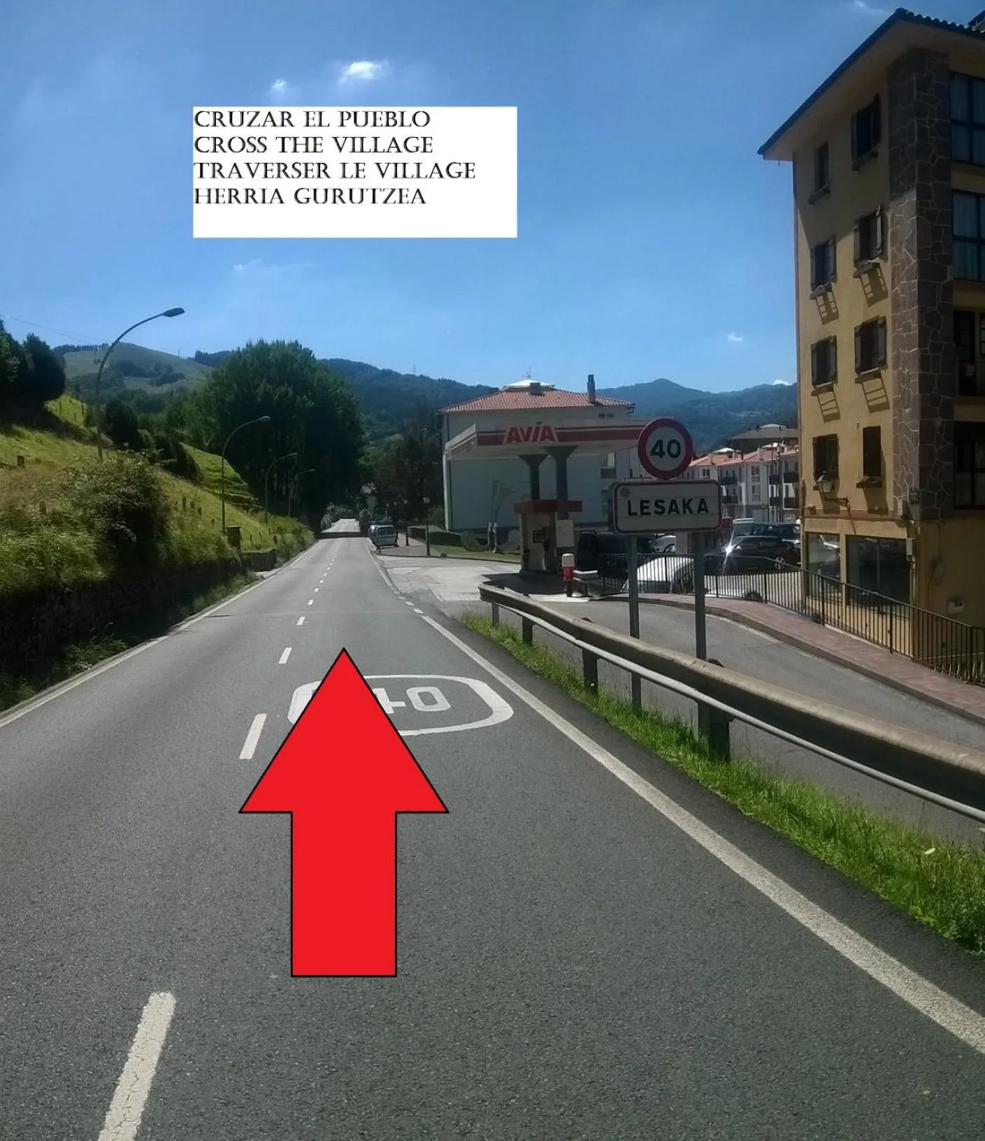 Location in Albergue Casa Txakainlo