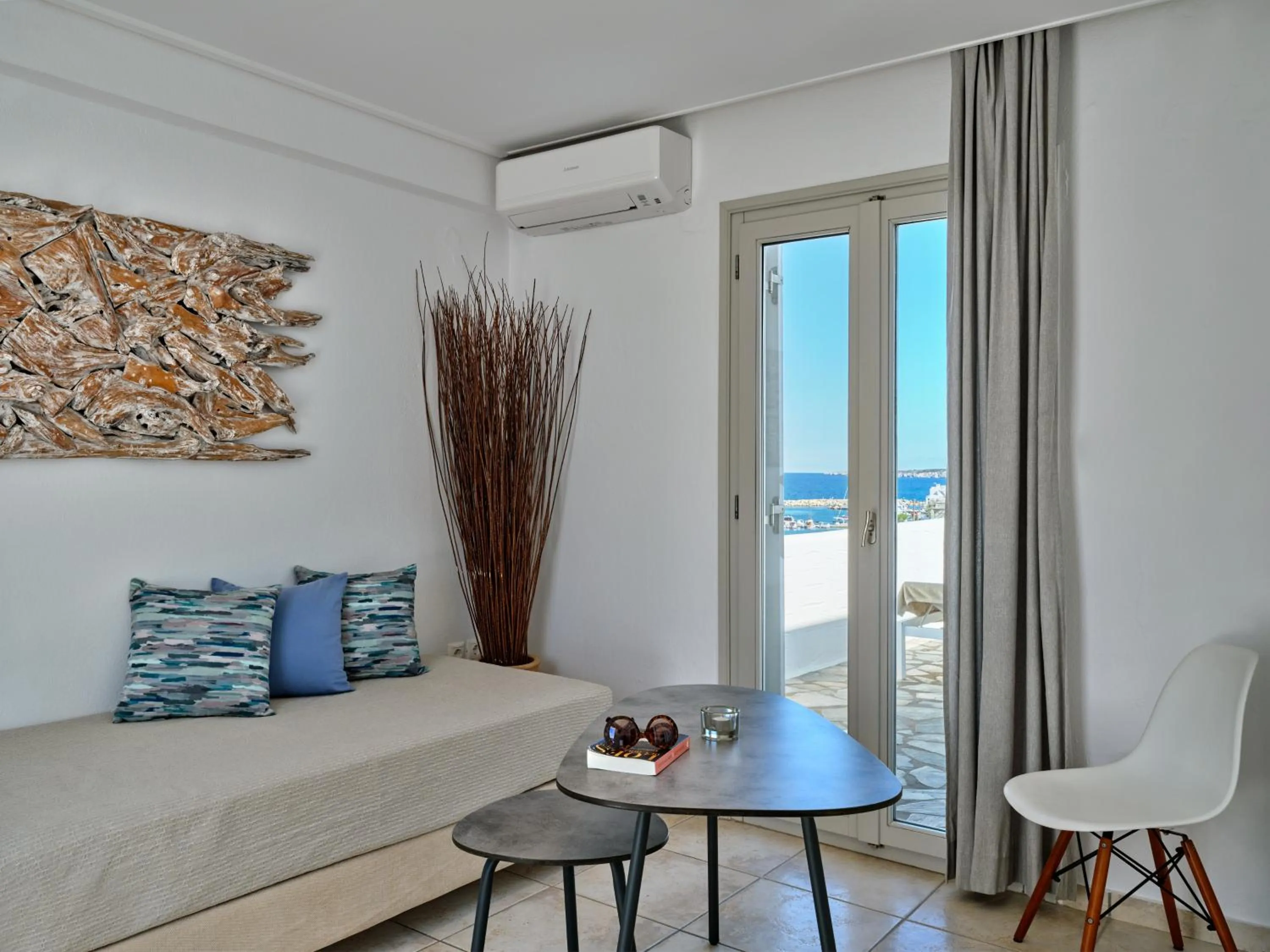 Seating area in Kanale's Rooms & Suites