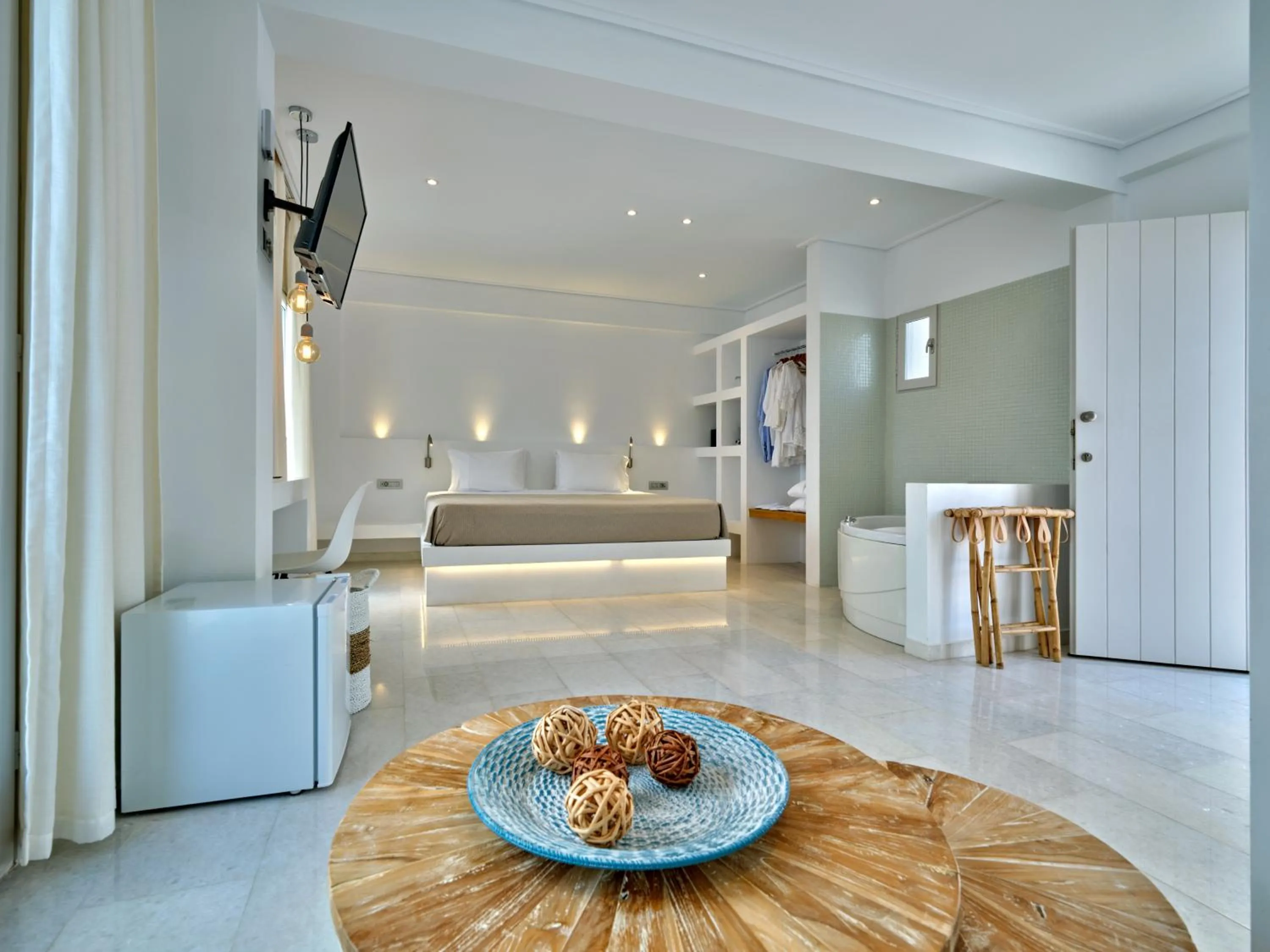 Seating area in Kanale's Rooms & Suites