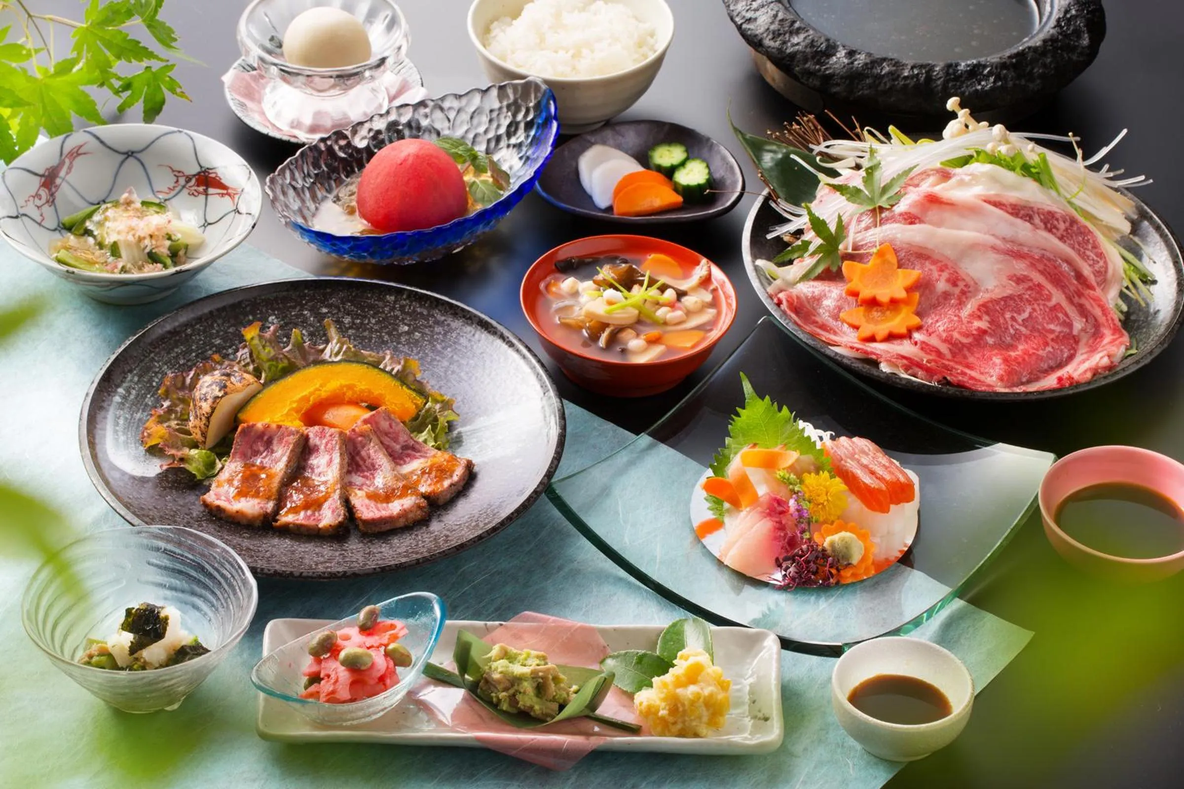 Food close-up in Shosuke-no-Yado Takinoyu