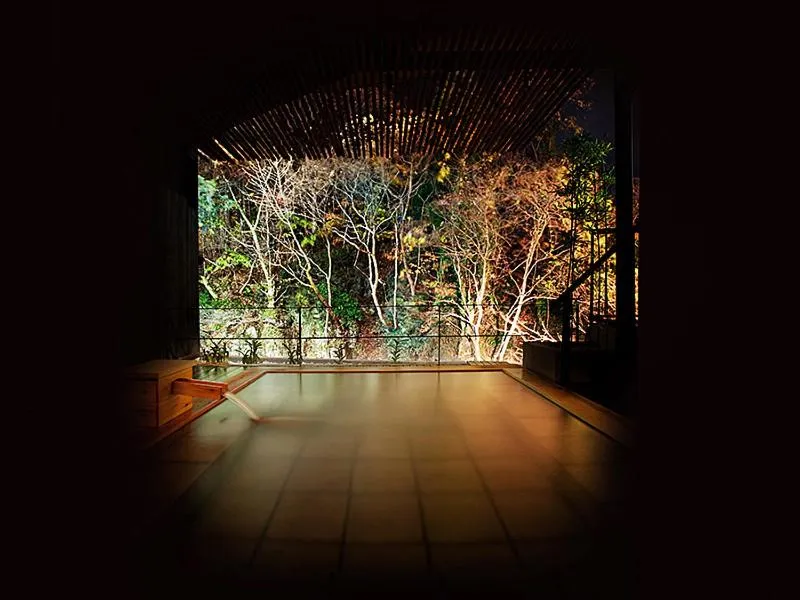 Hot Spring Bath in Shosuke-no-Yado Takinoyu