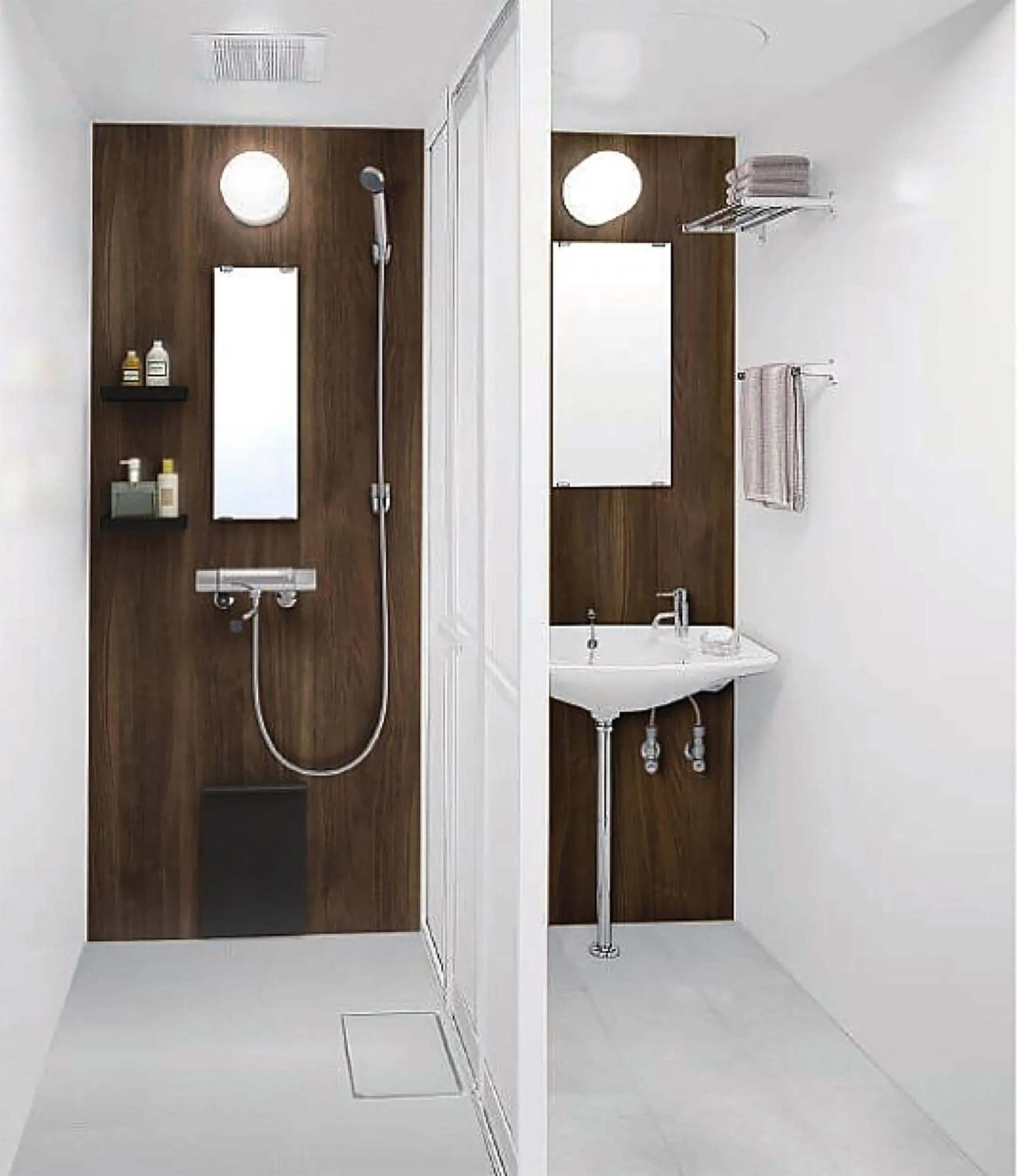 Shower in Aizu Higashiyama Onsen Shosuke no Yado Takinoyu since1880