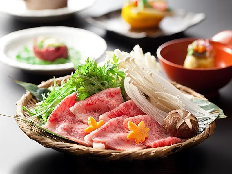 Food close-up in Shosuke-no-Yado Takinoyu