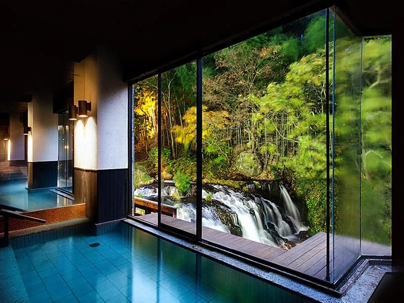 Hot Spring Bath in Shosuke-no-Yado Takinoyu