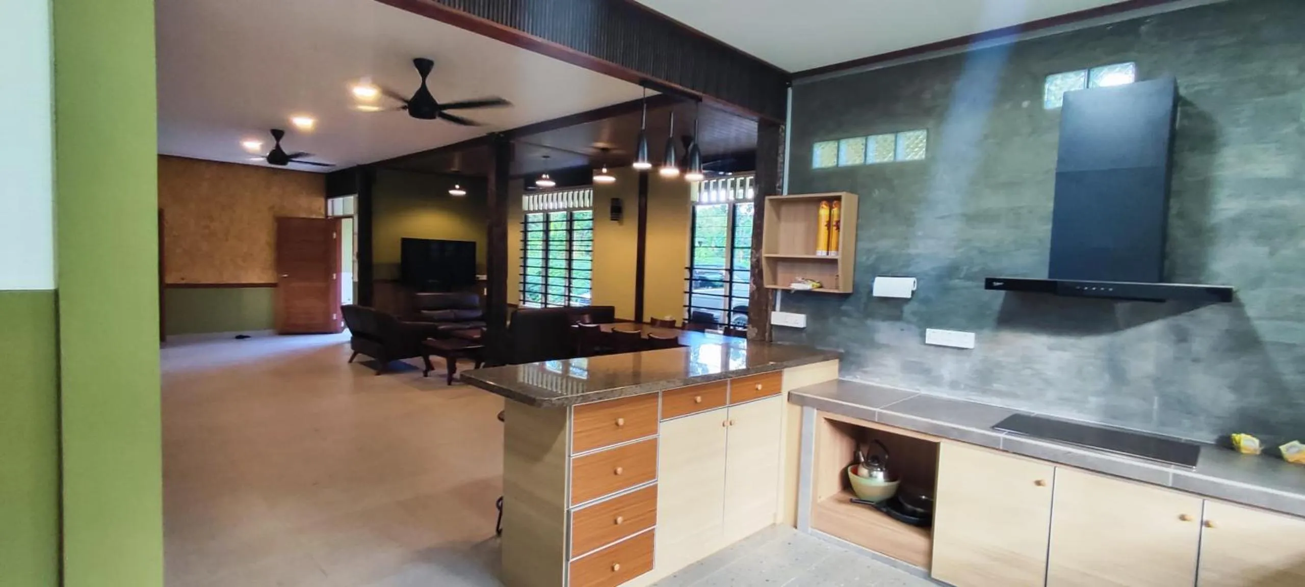 kitchen in Sepilok B&B