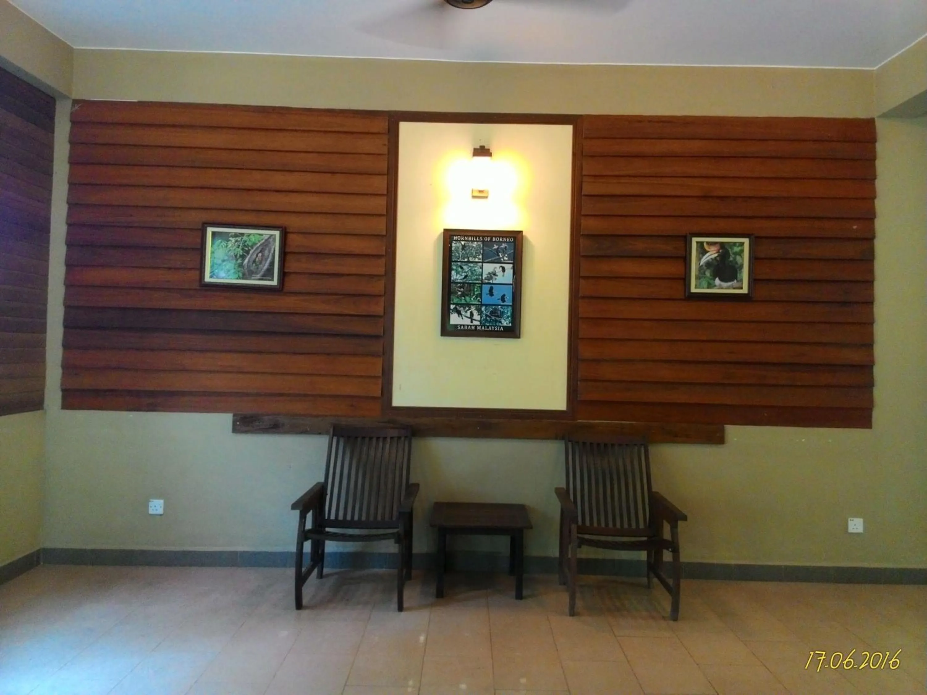 Seating area in Sepilok B&B