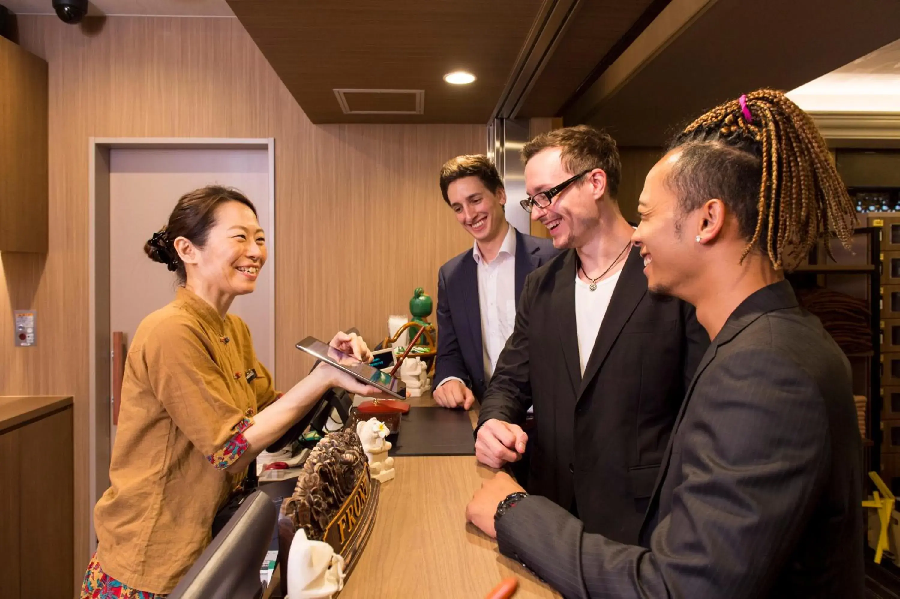 Lobby or reception in Anshin Oyado Ogikubo near Shinjuku - Men only Lobby or reception in Anshin Oyado Ogikubo near Shinjuku - Men only