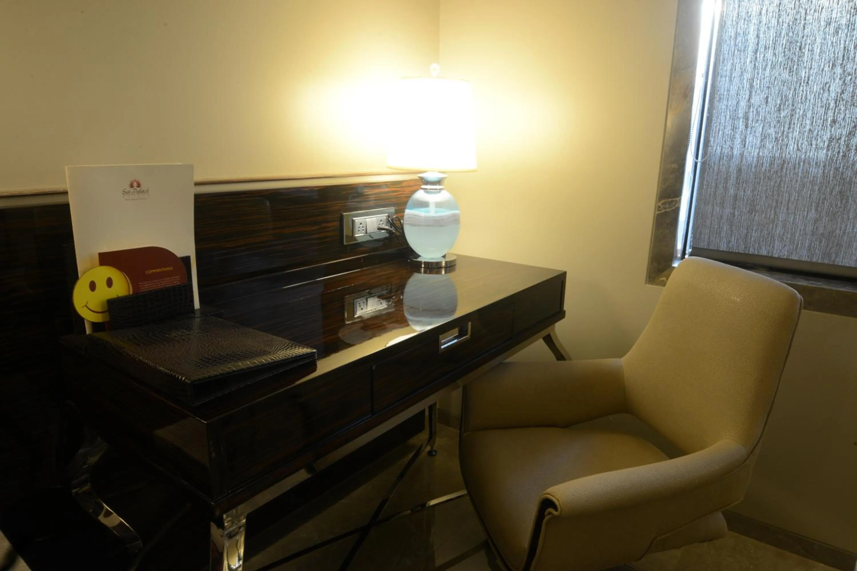 Seating area in Sai Palace Grand, Malad