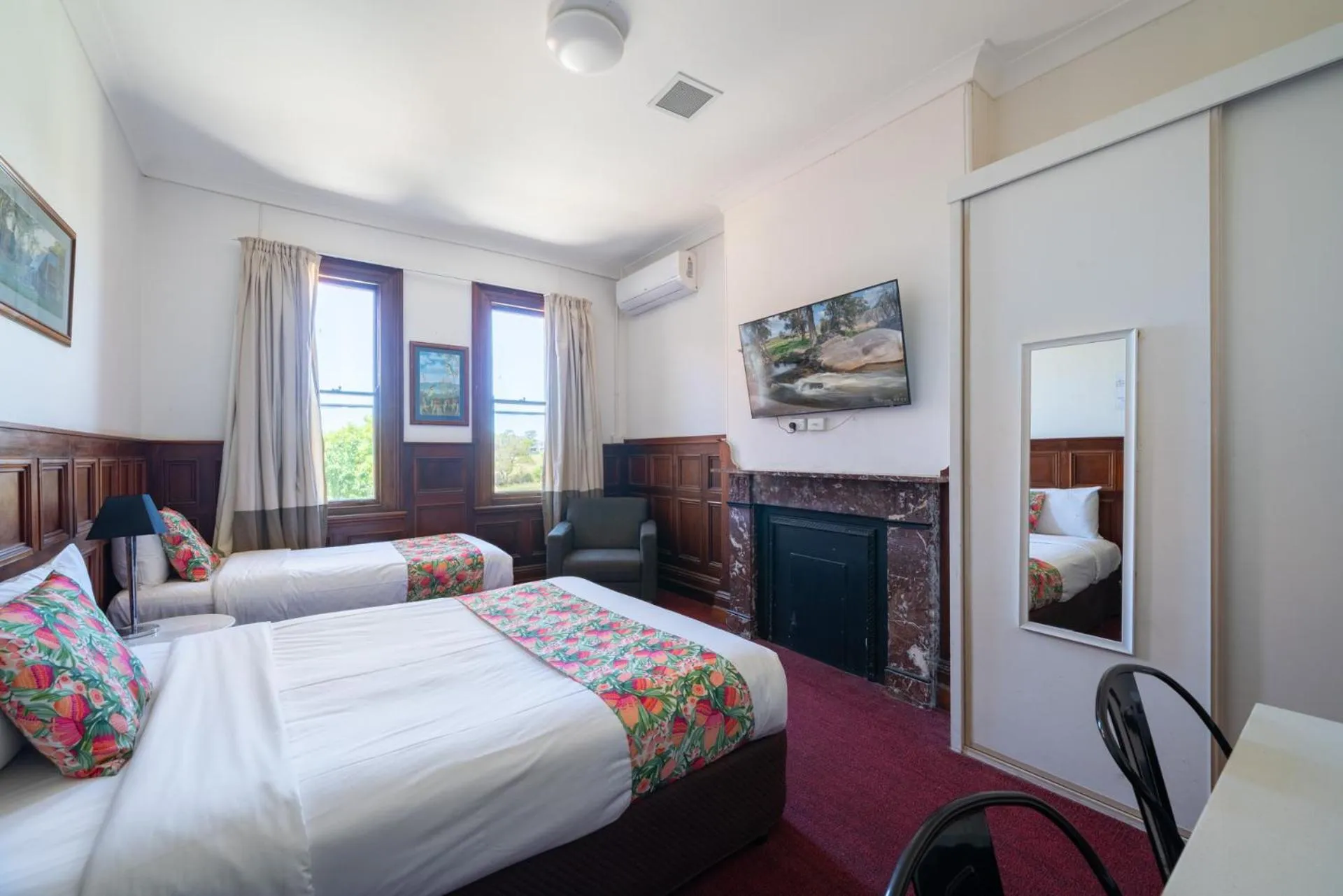 Bed in The Hallows Accommodation