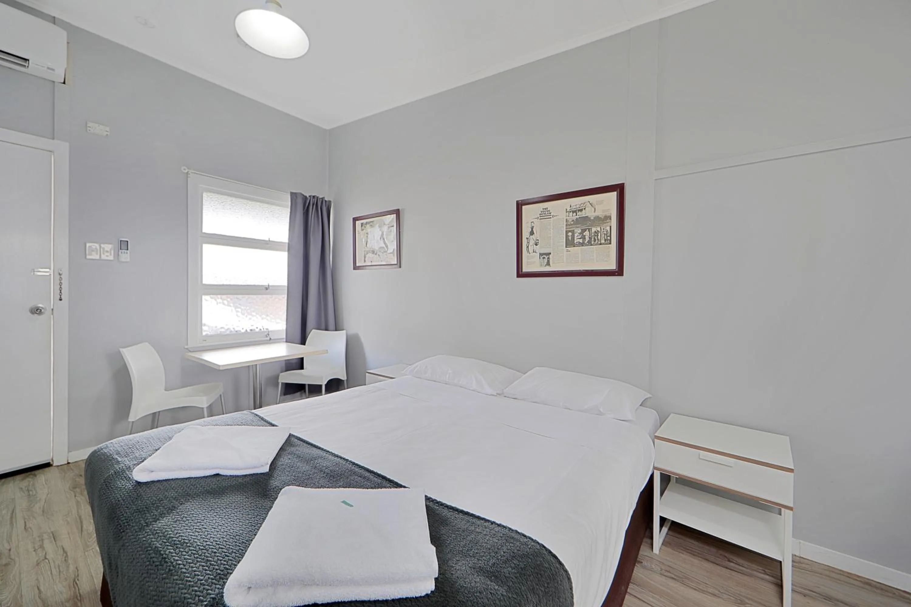 Bed in Ned Kelly's Motel