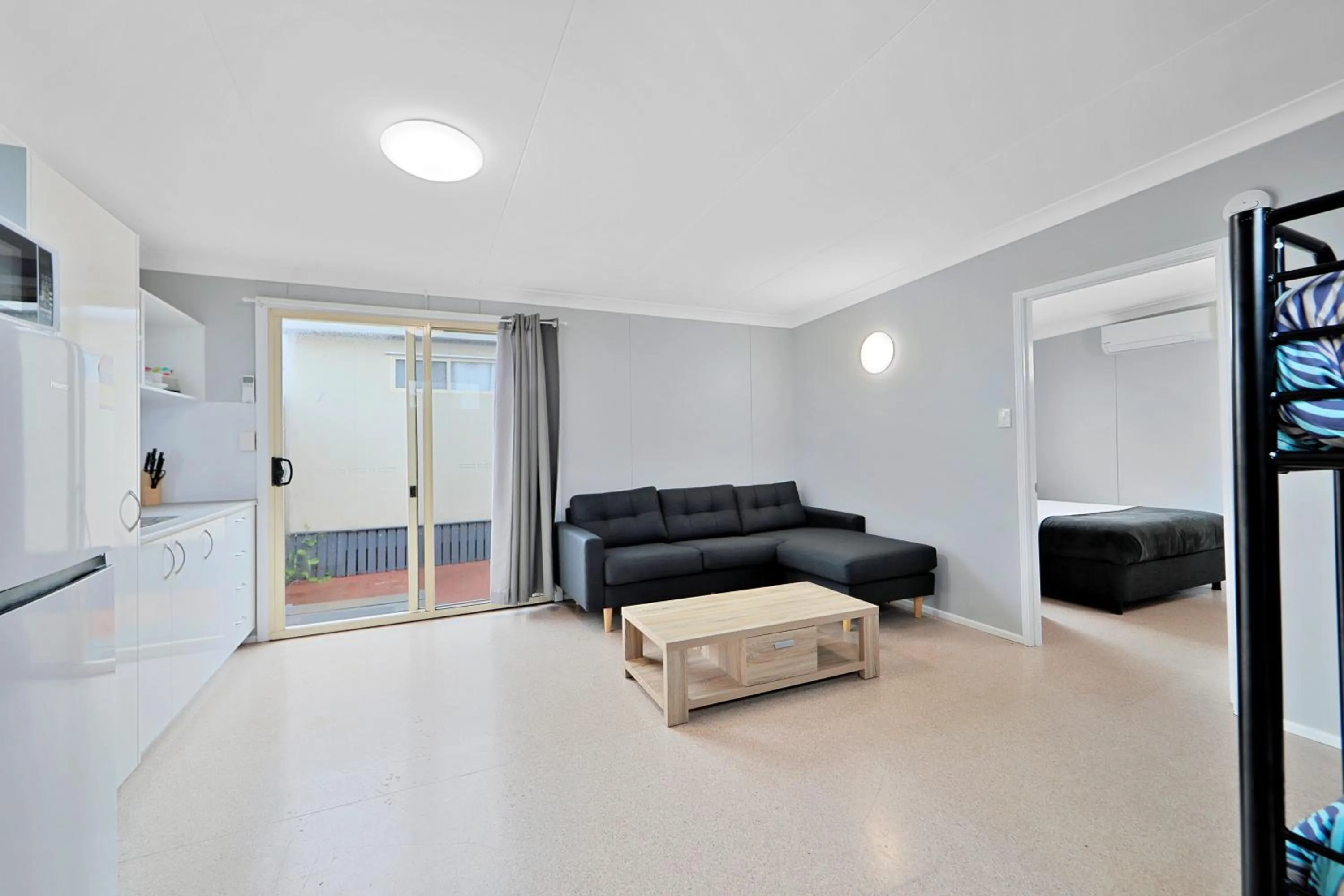 Seating area in Ned Kelly's Motel