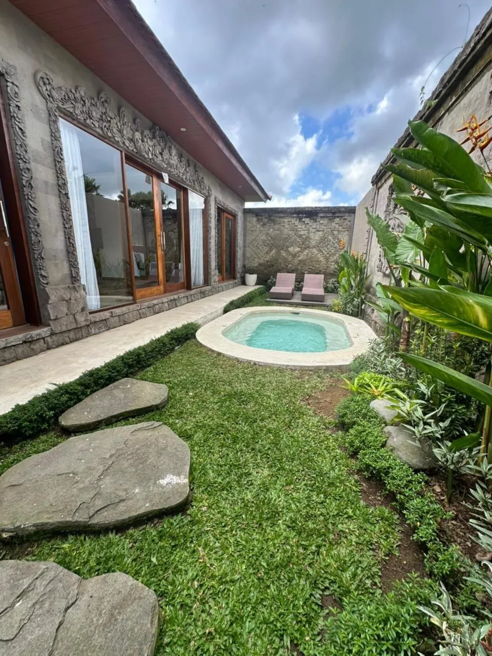 Garden view in Ubud Lestari Villa