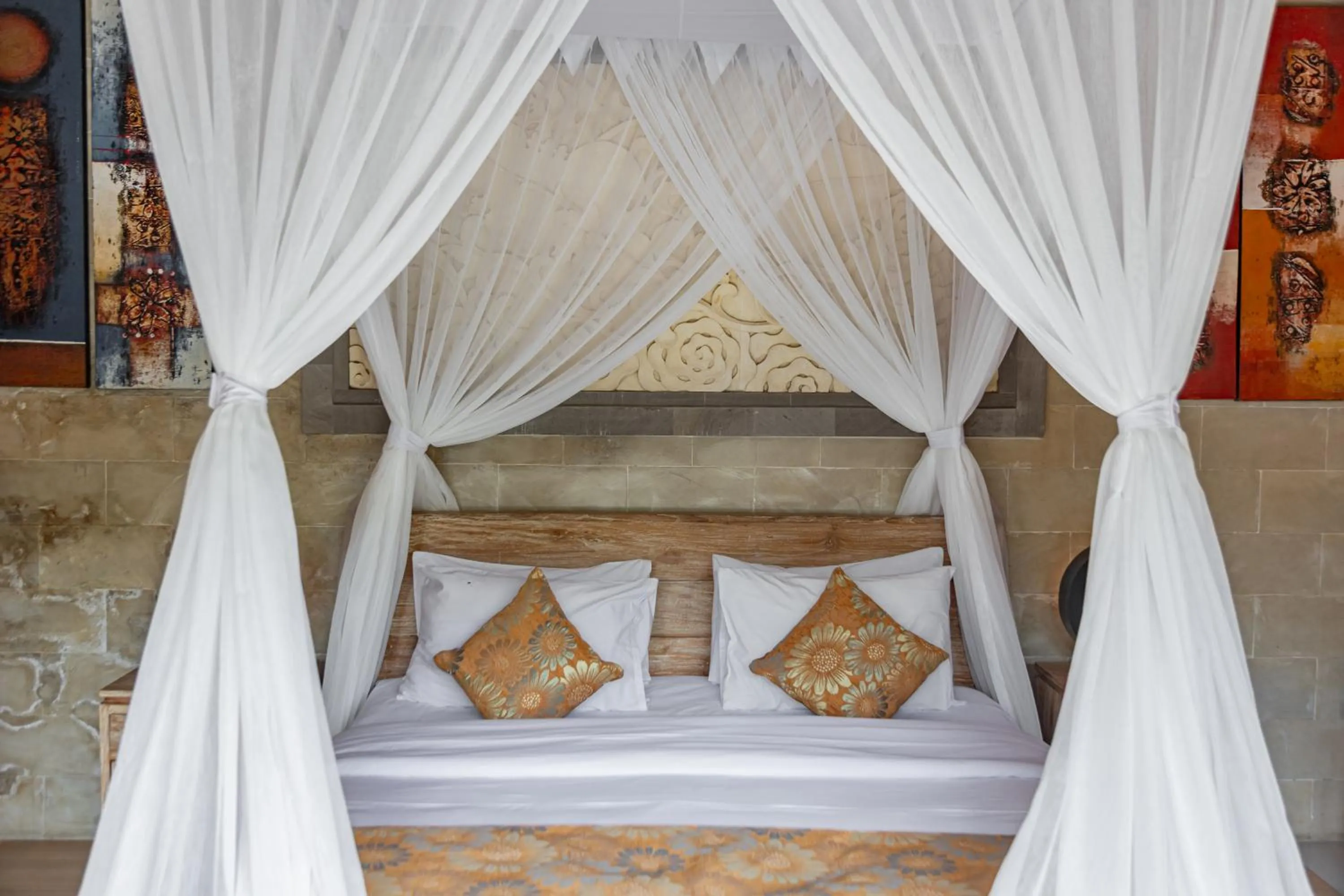 Bedroom, Bed in Ubud Lestari Villa