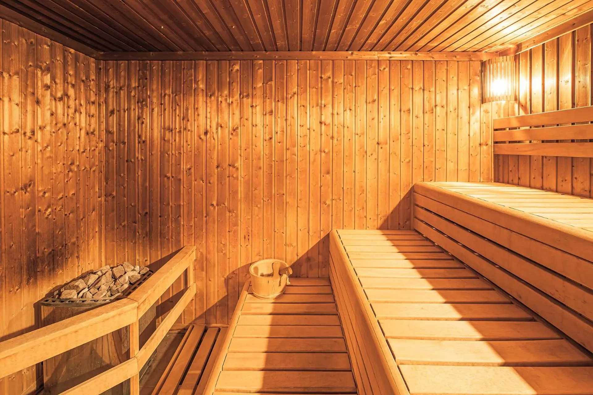 Sauna in Komló Hotel Gyula