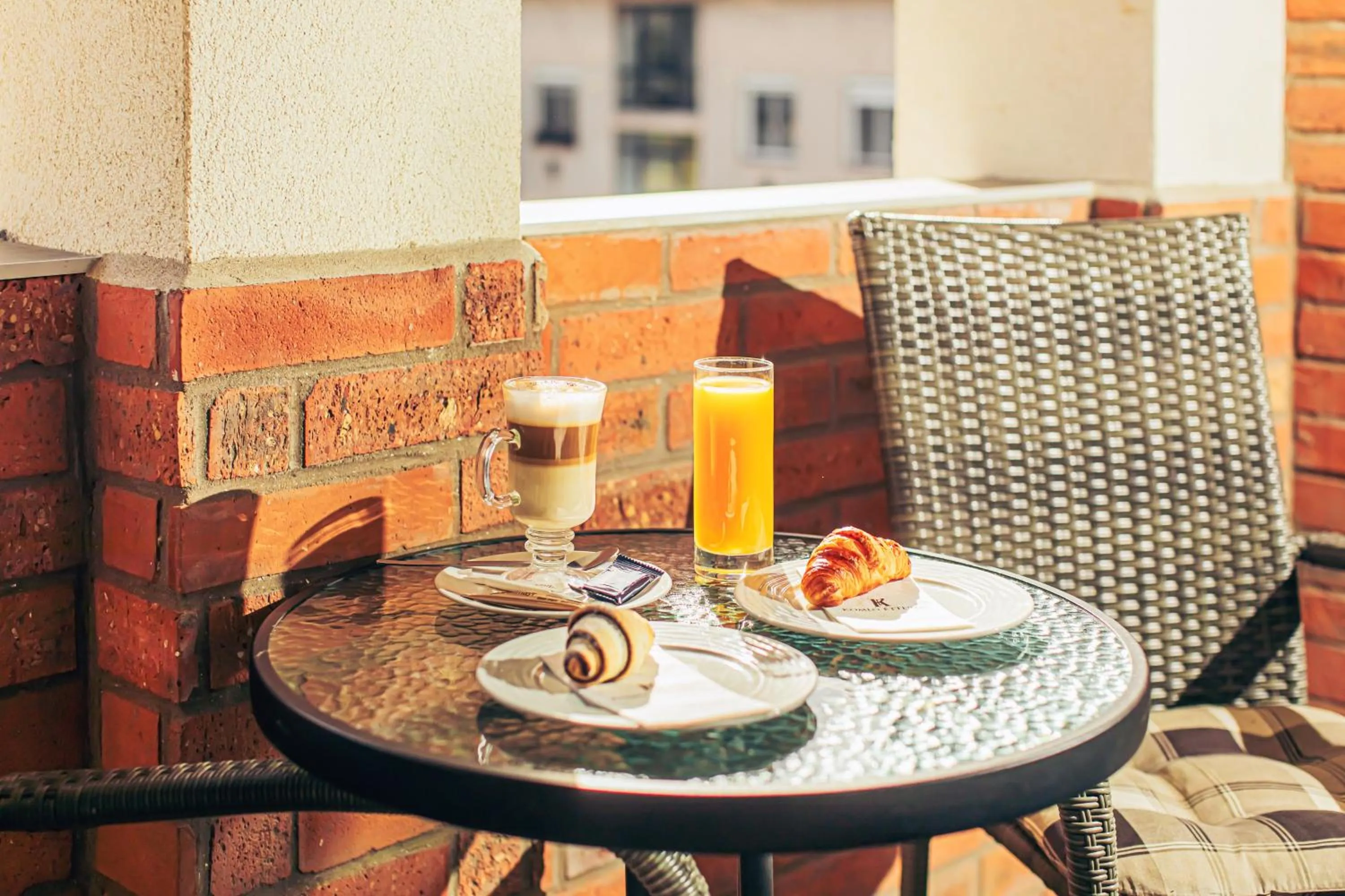 Breakfast in Komló Hotel Gyula