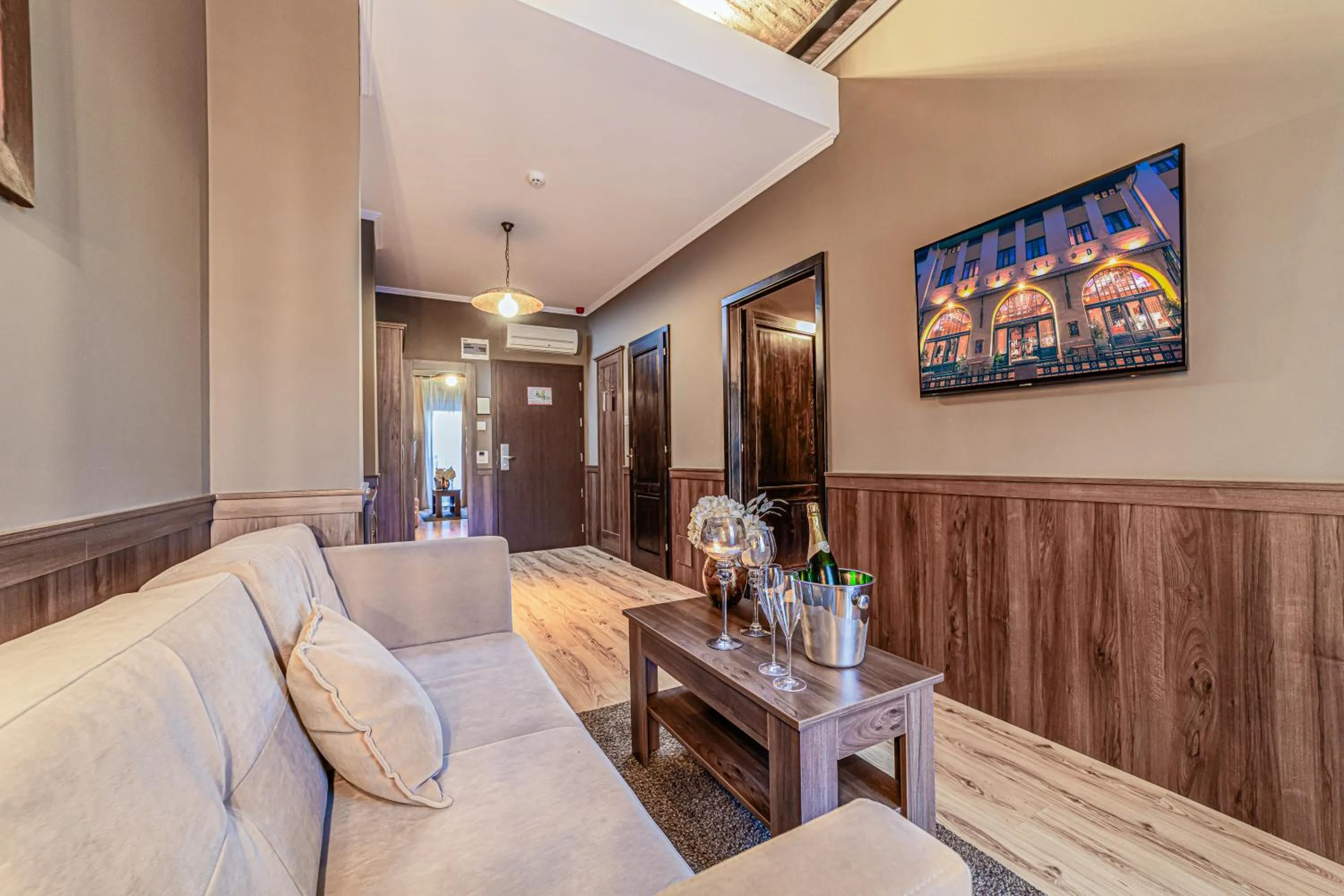 Living room in Komló Hotel Gyula