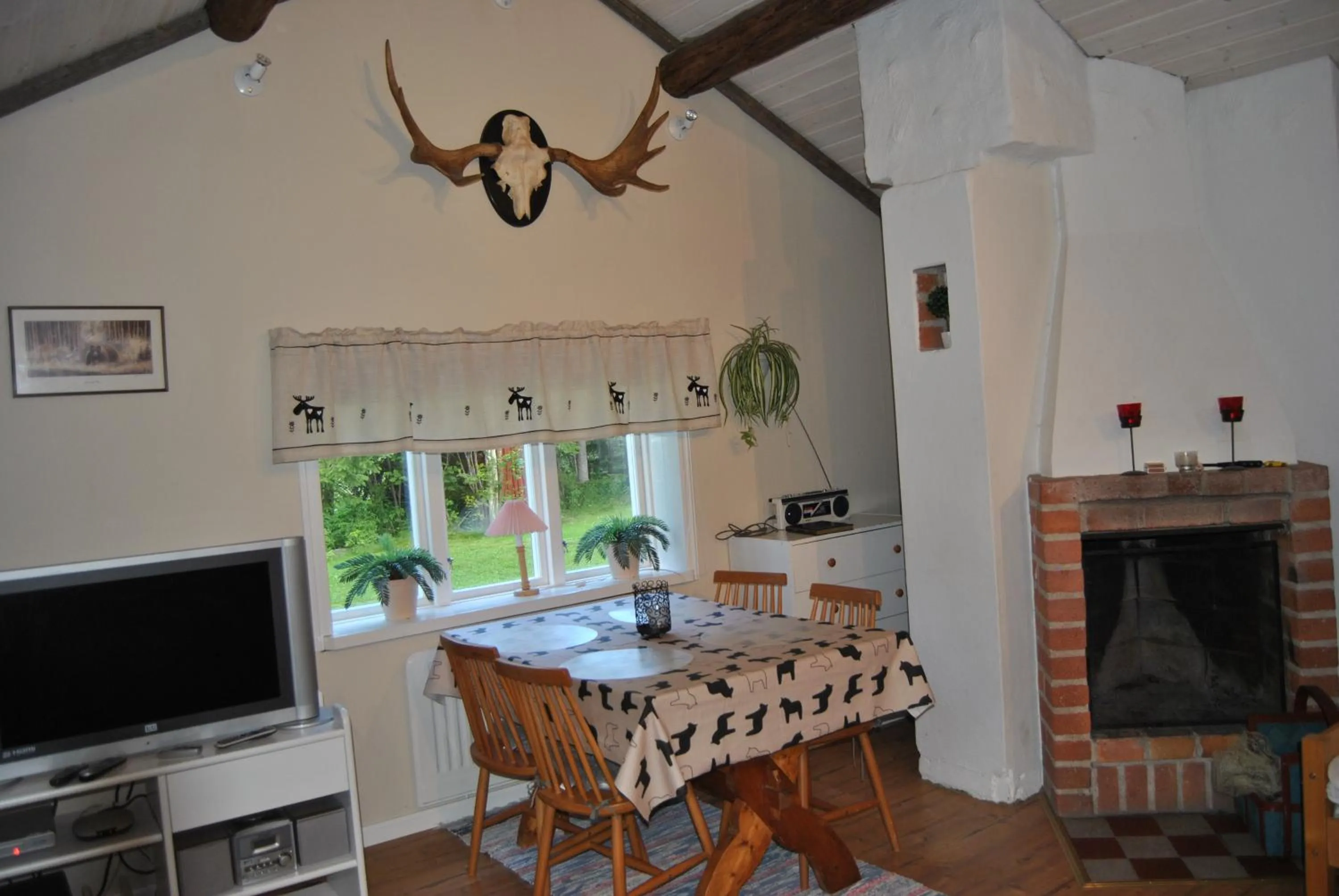 Living room in Orsastuguthyrning-Viborg