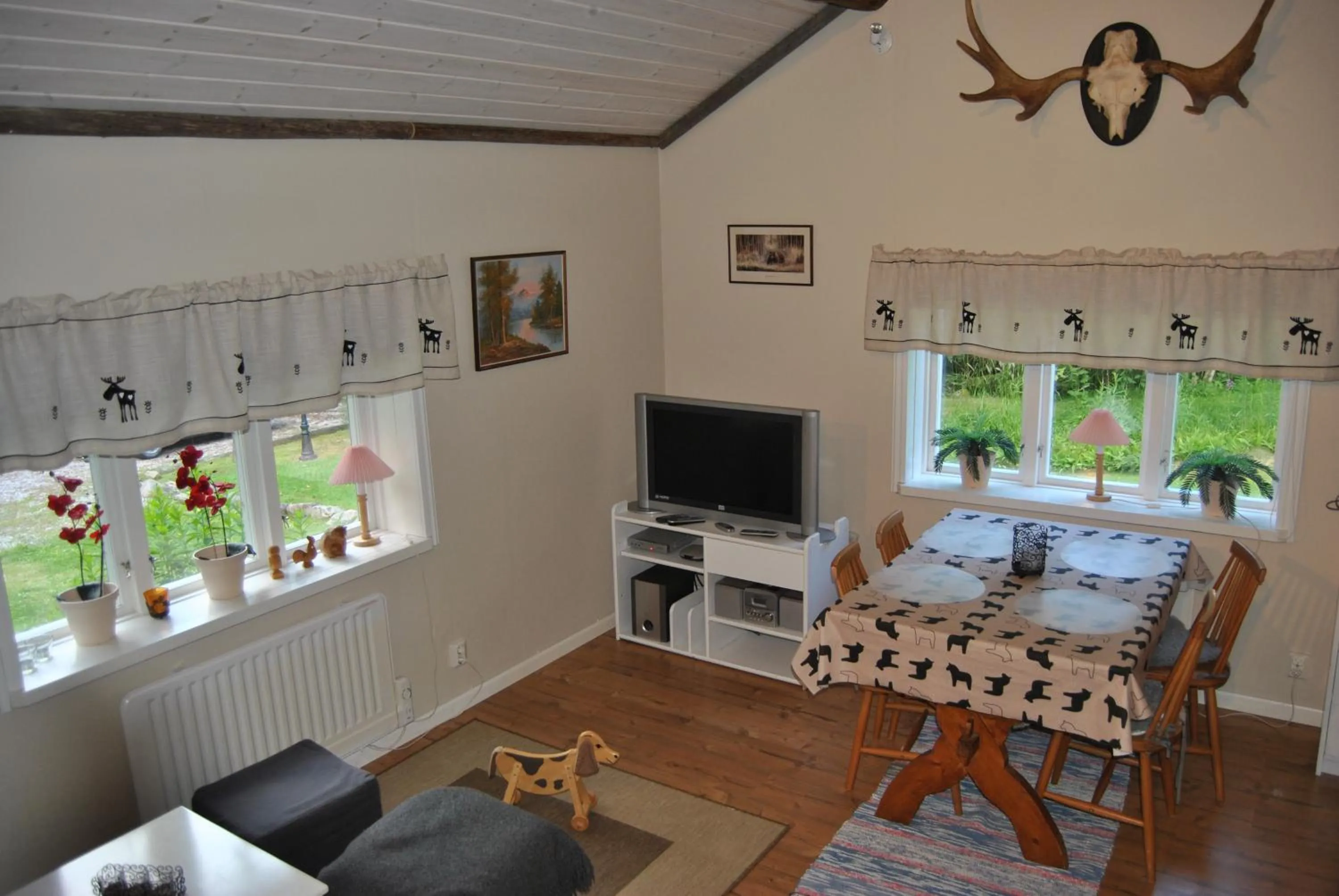 Living room in Orsastuguthyrning-Viborg