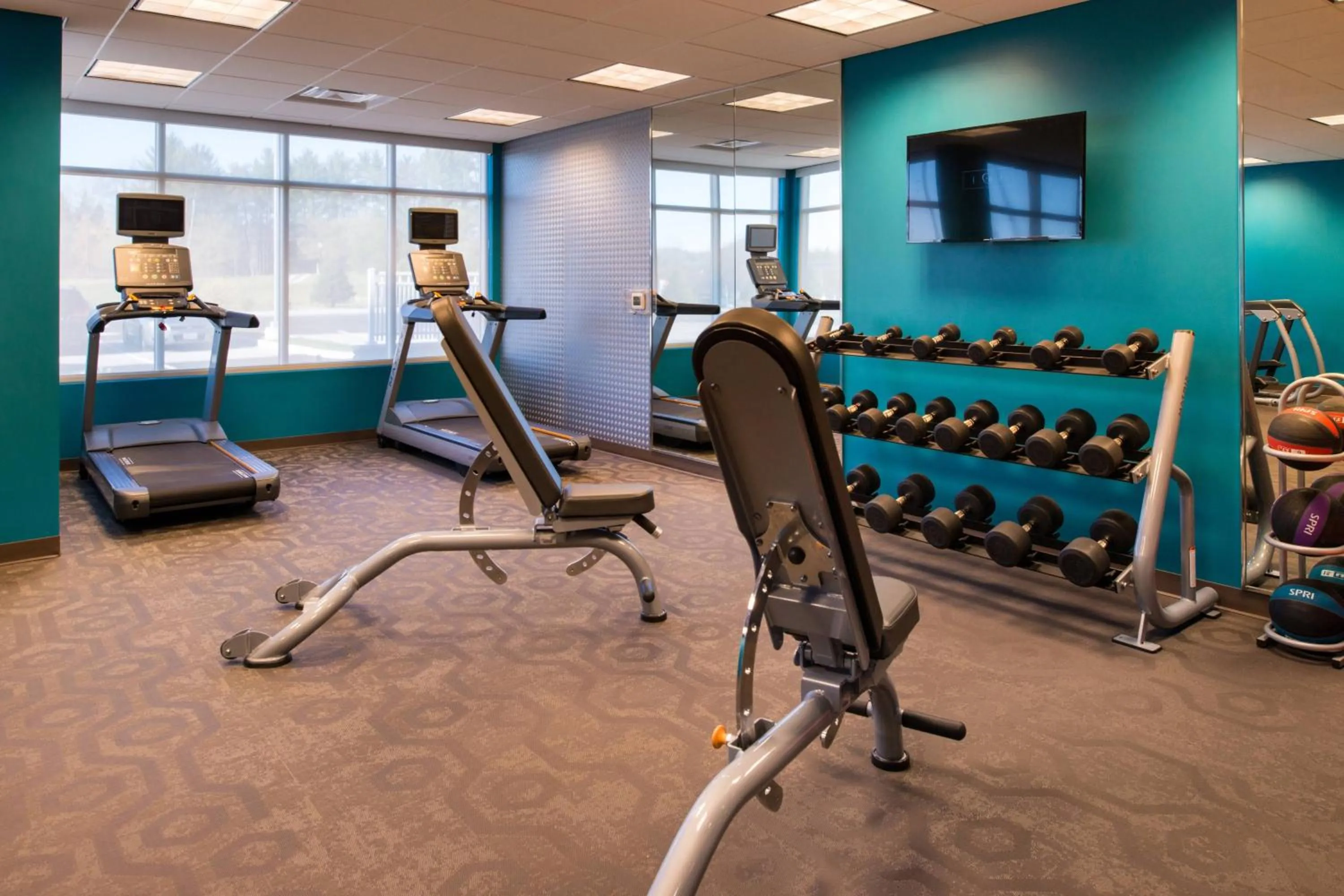 Fitness centre/facilities in Fairfield Inn & Suites by Marriott Akron Stow