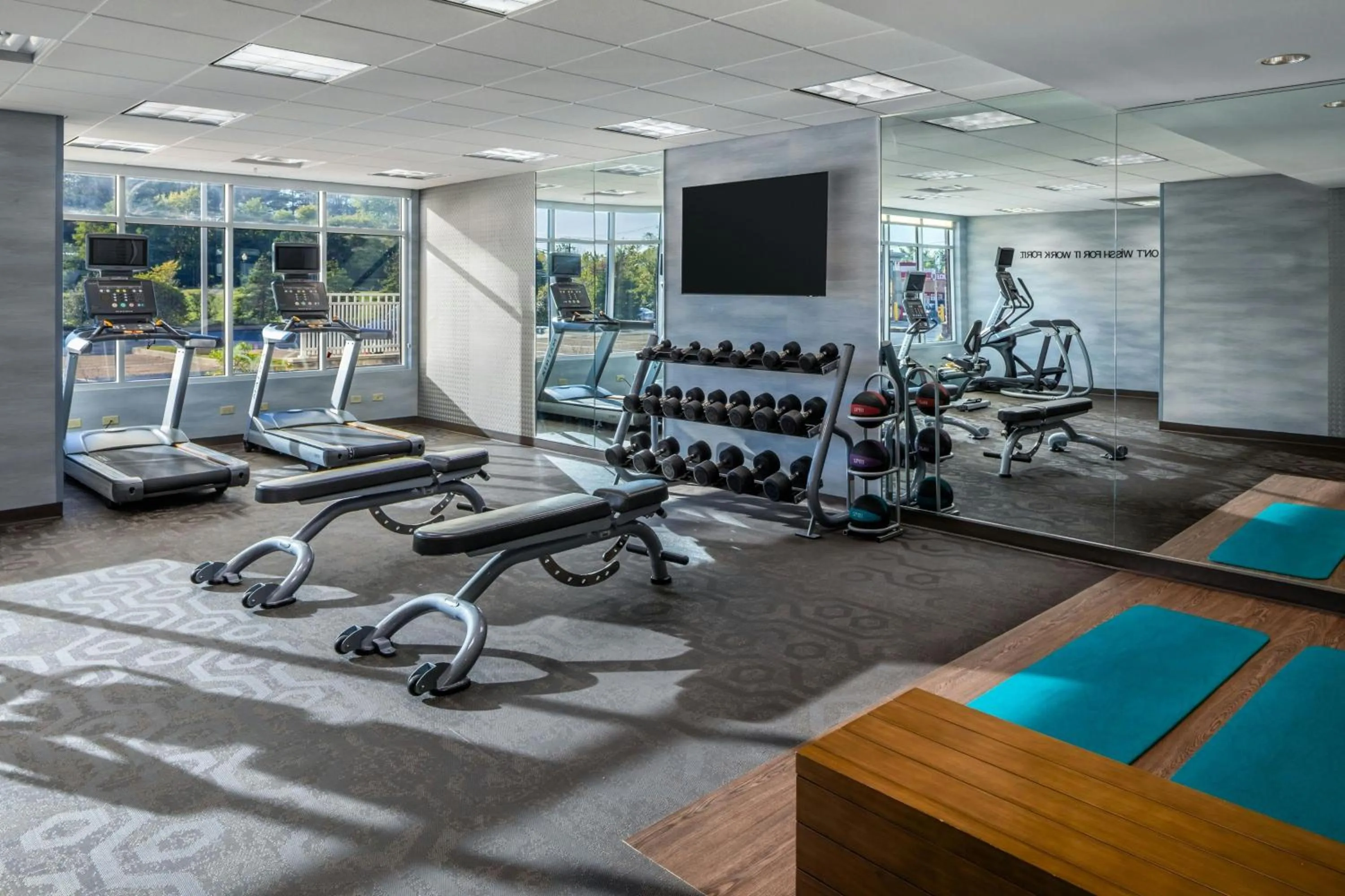 Fitness centre/facilities in Fairfield Inn & Suites by Marriott Akron Stow
