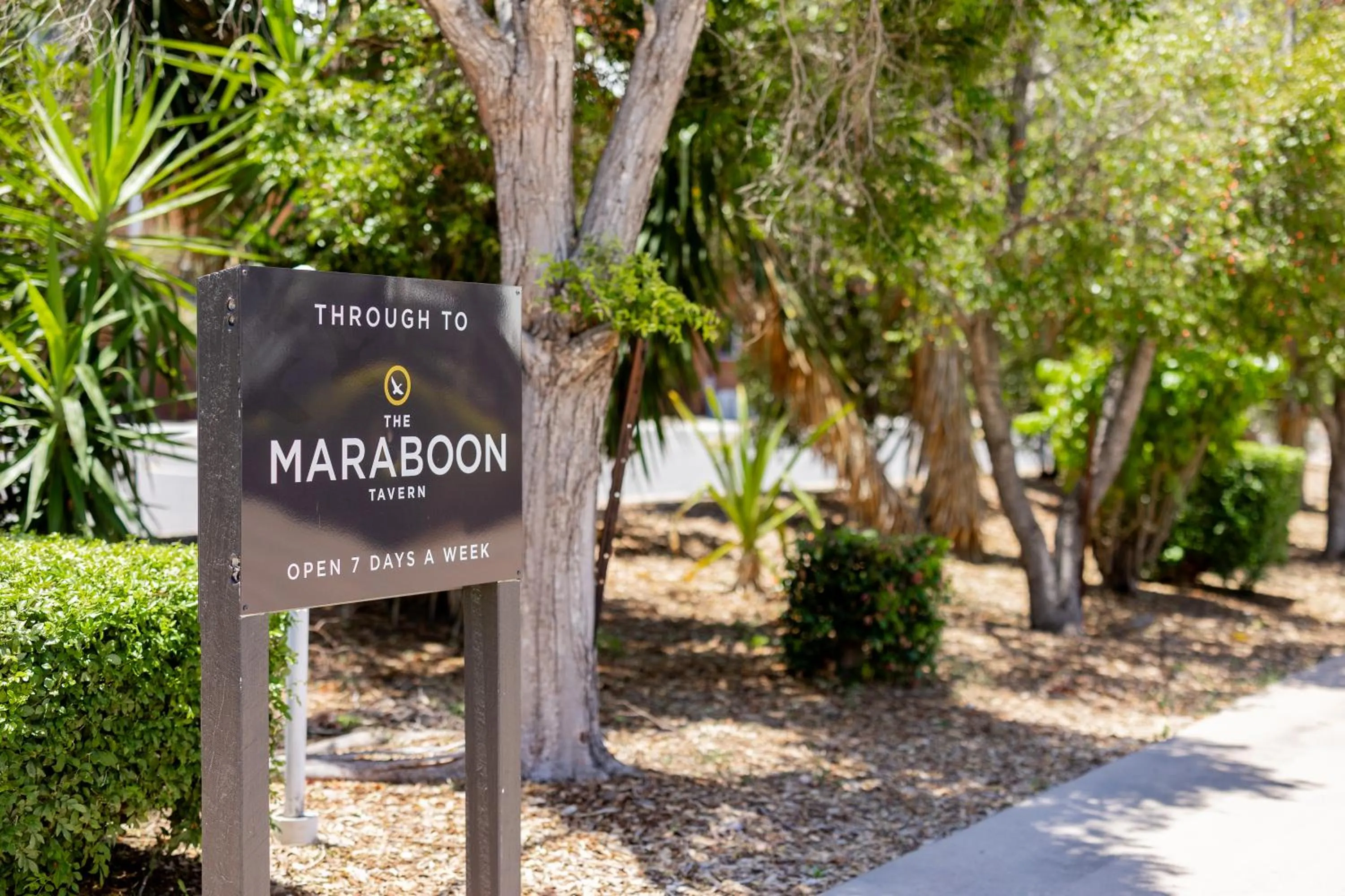 Garden in Maraboon Motor Inn