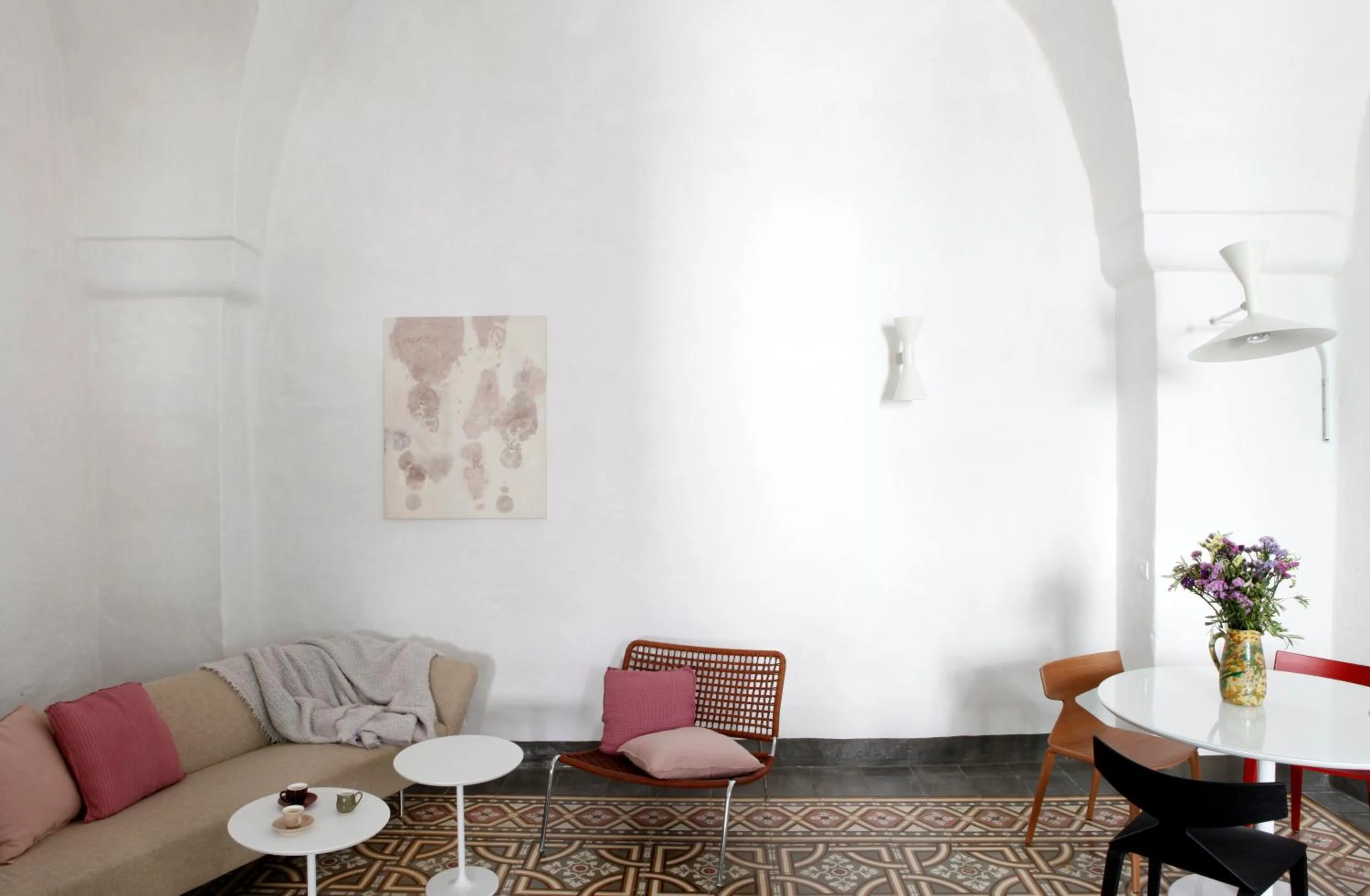 Living room in Palazzina Alchimia