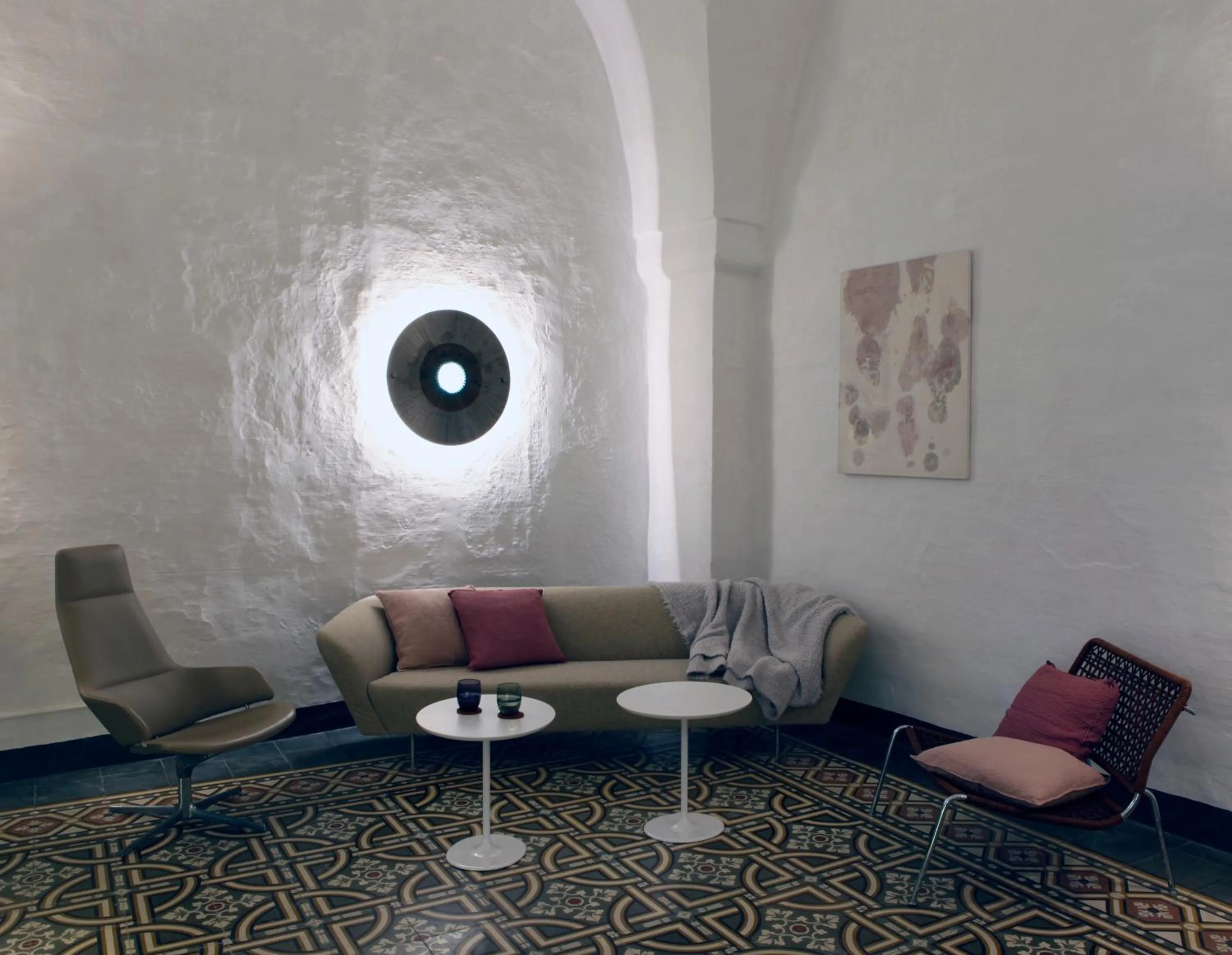 Living room in Palazzina Alchimia