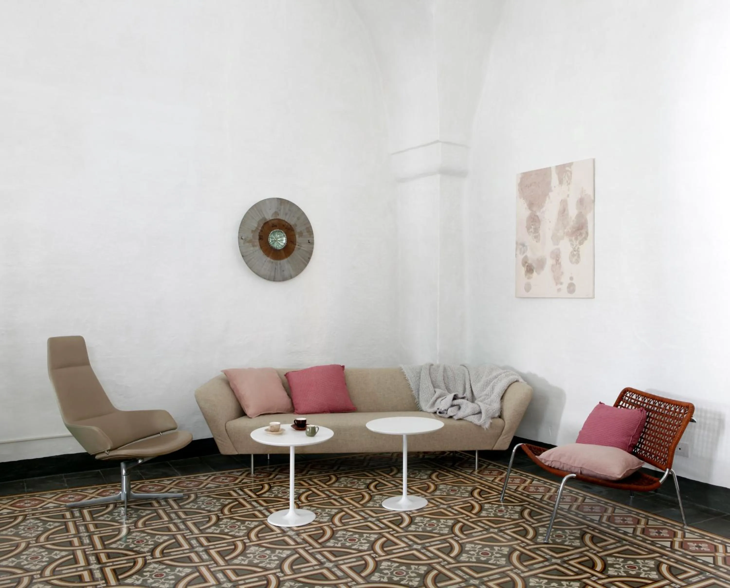 Living room in Palazzina Alchimia