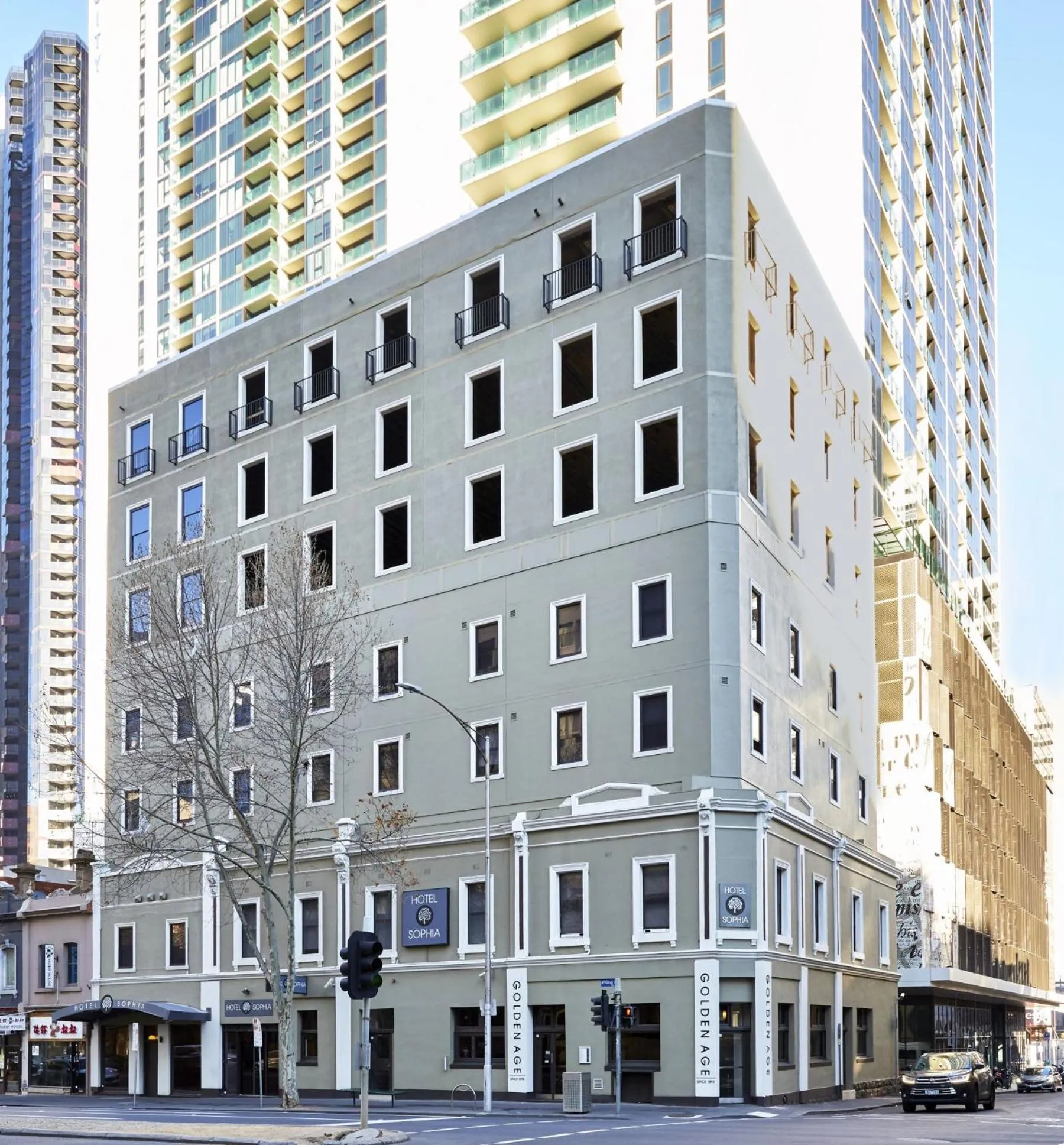 Facade/entrance in Hotel Sophia