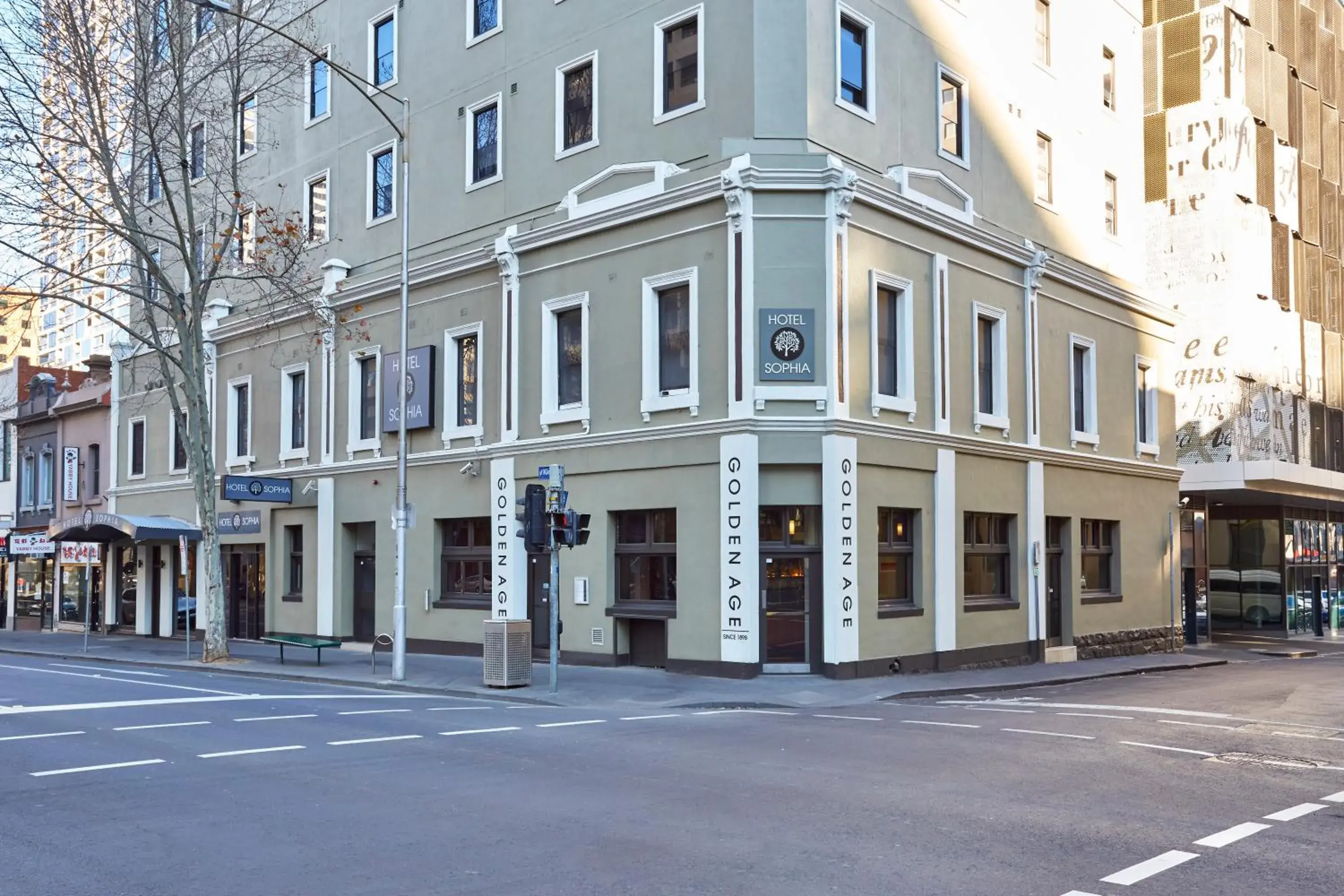 Property building in Hotel Sophia Property building in Hotel Sophia