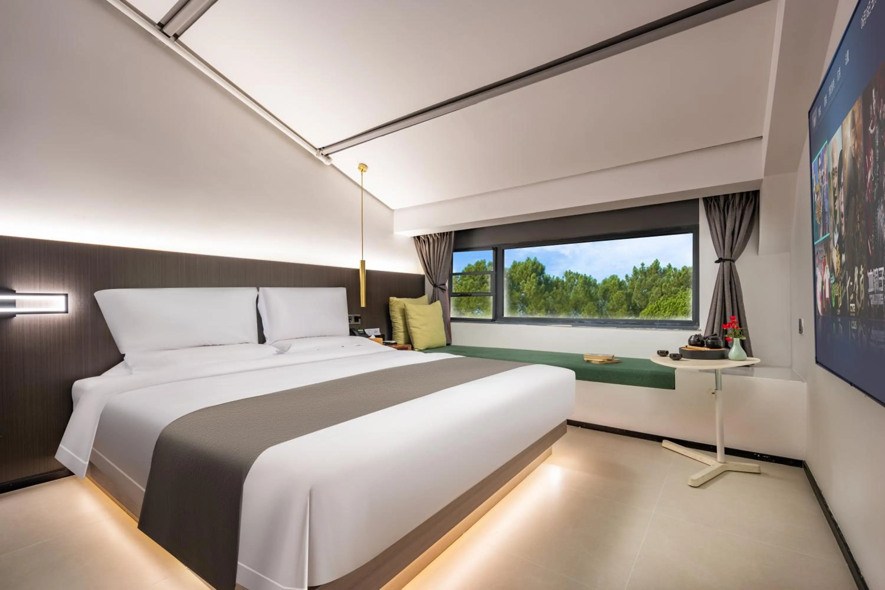 Photo of the whole room, Bed in Trip Voicer Chengdu Wide and Narrow Alley