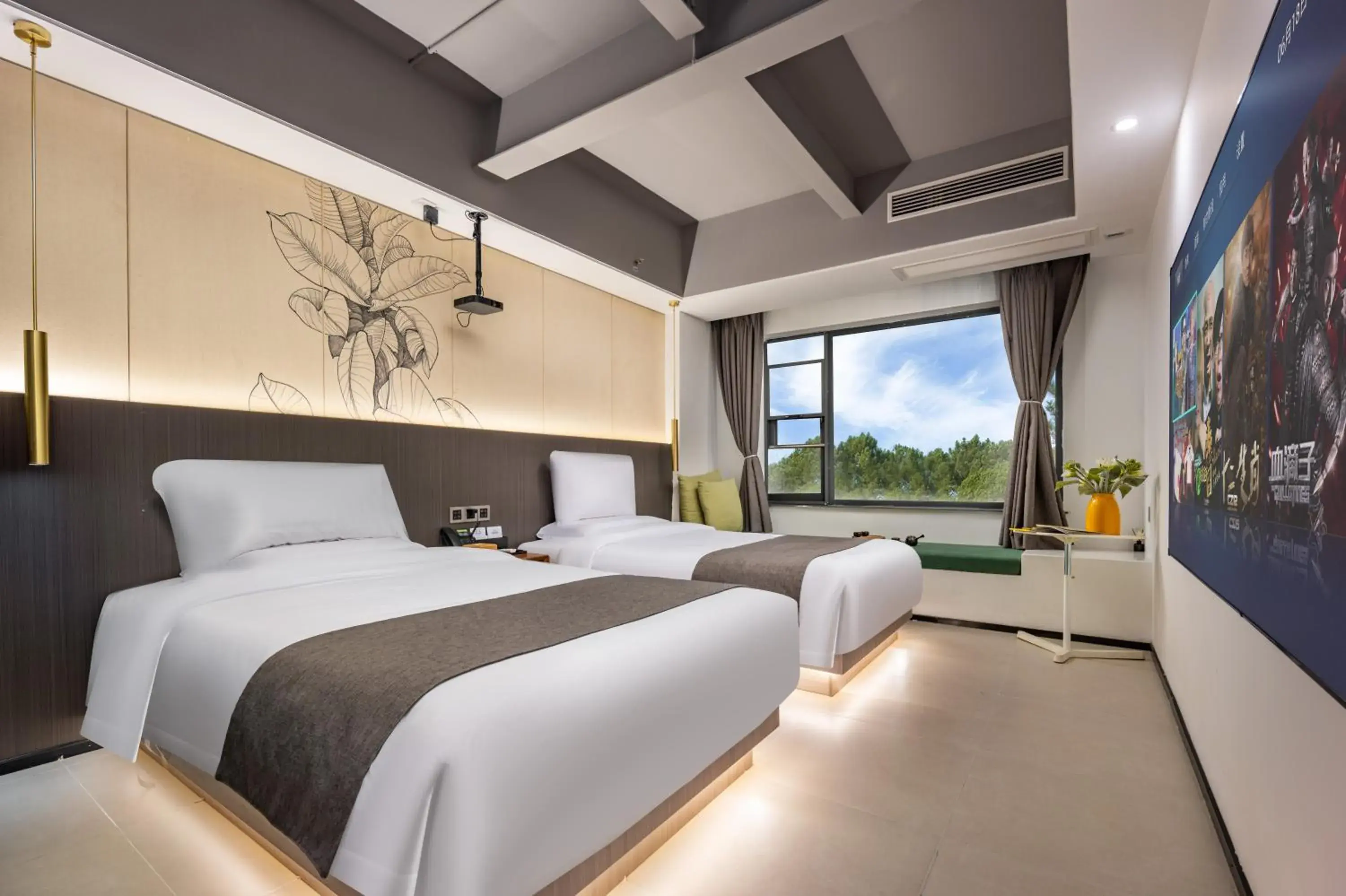 Simplified Twin Bed in Trip Voicer Chengdu Wide and Narrow Alley Simplified Twin Bed in Trip Voicer Chengdu Wide and Narrow Alley