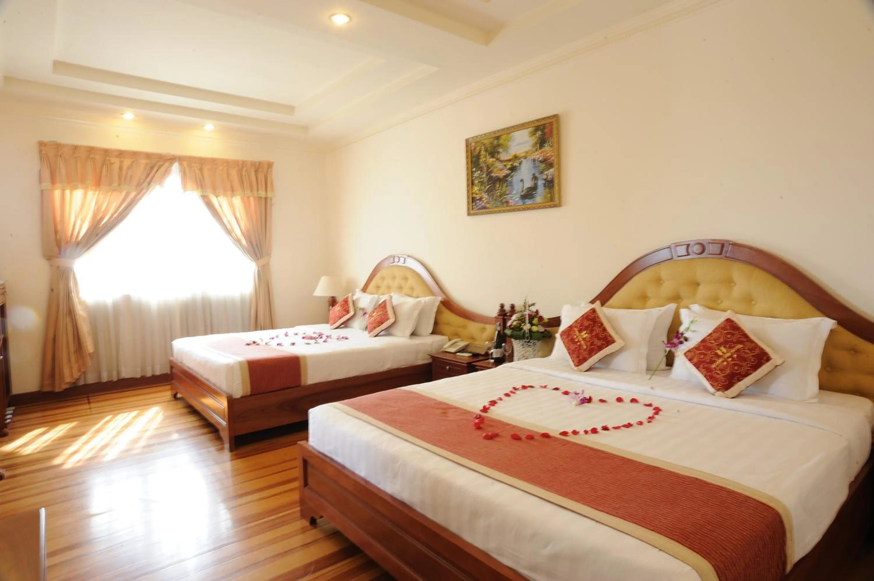 Bed in Hoang Yen 2 Hotel
