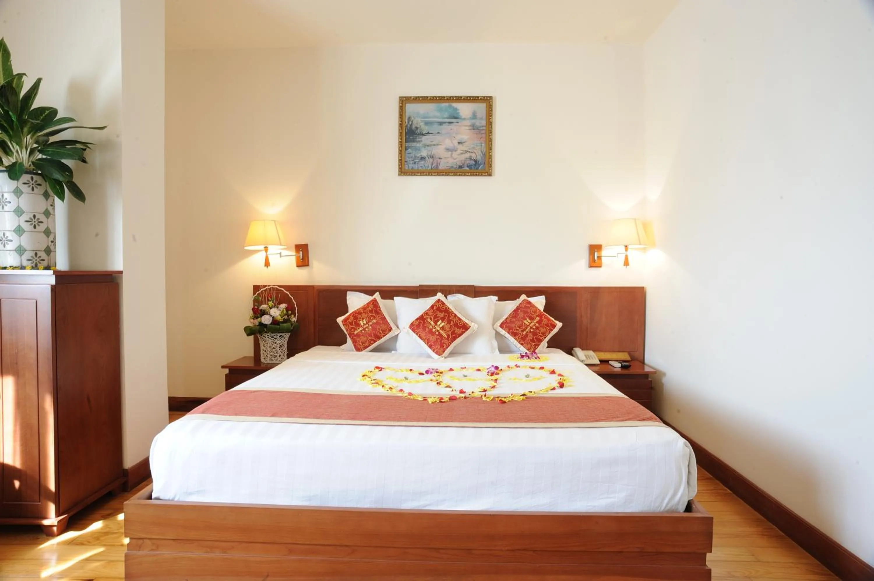 Bed in Hoang Yen 2 Hotel