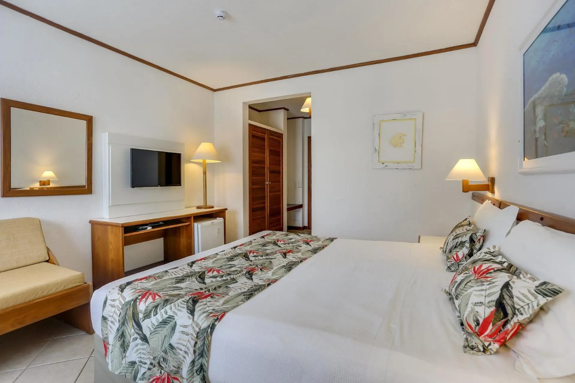 Bedroom, Bed in Costa Norte Ingleses Hotel