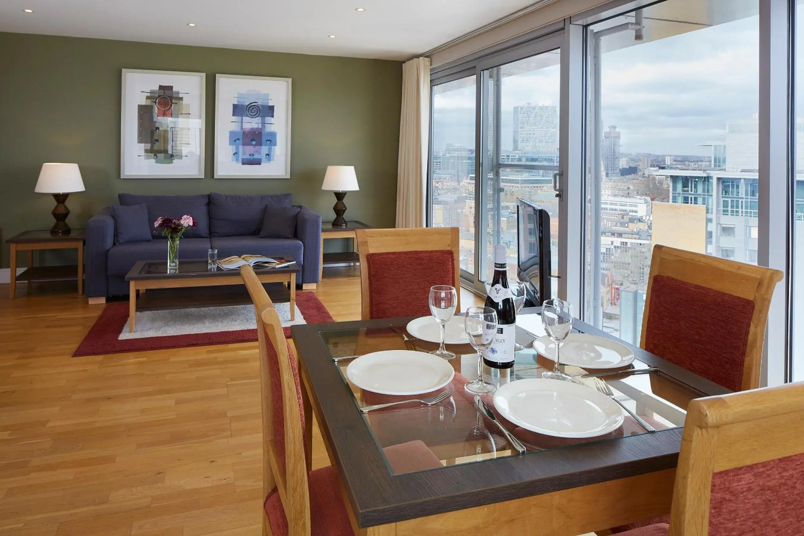 Living room in Marlin Aldgate Tower Bridge Living room in Marlin Aldgate Tower Bridge